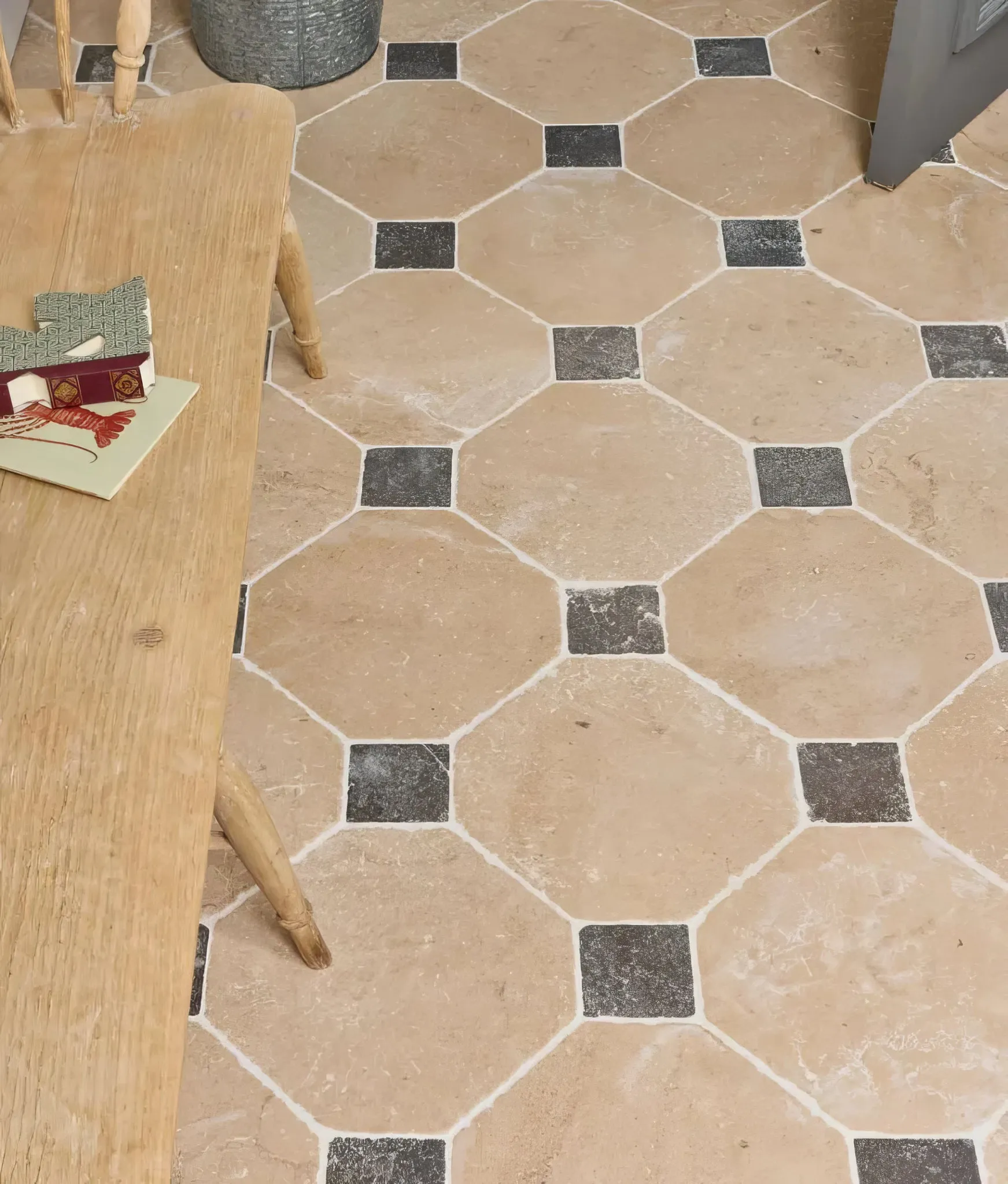 Lacock Limestone Heritage Finish Octagon & Cabochons