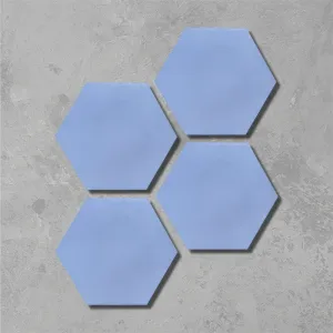 Lake Blue Hexagonal Tile
