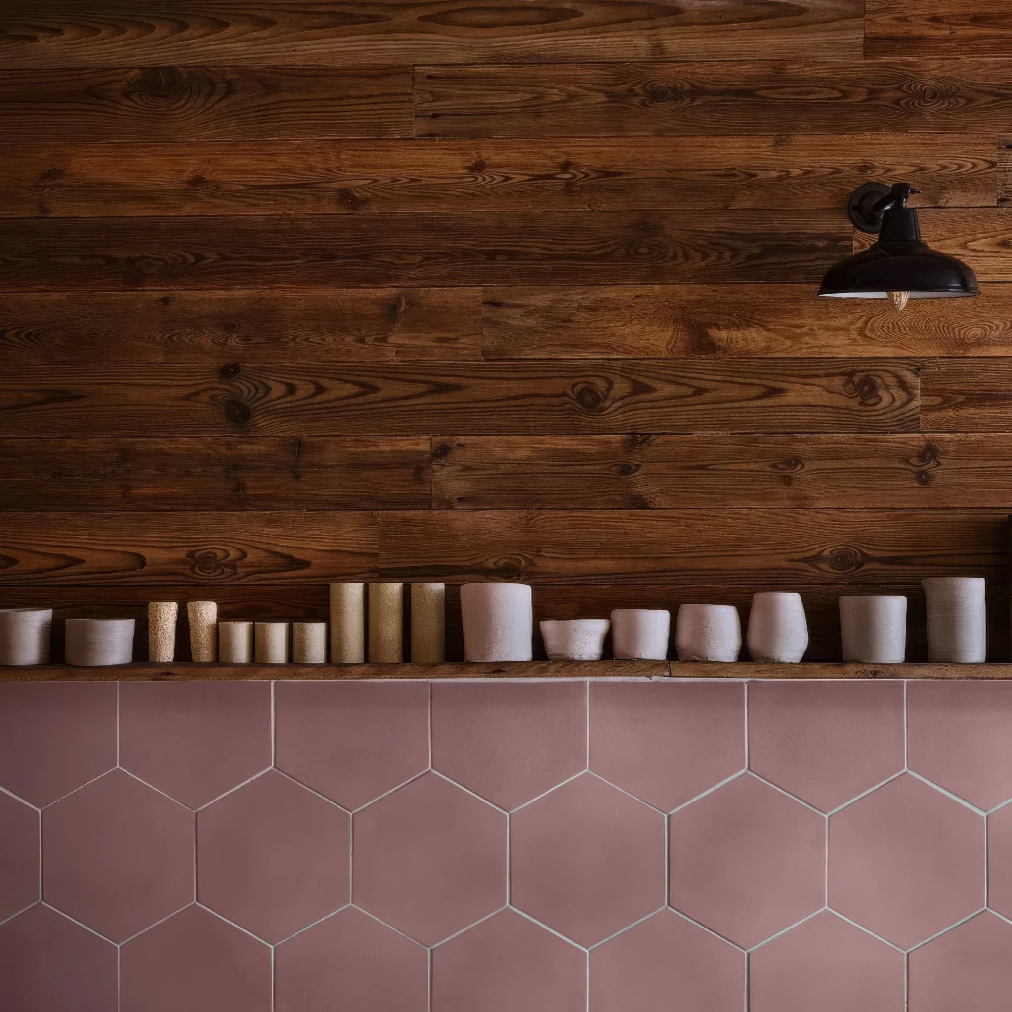 Leather Hexagonal Tile