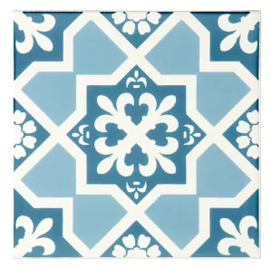 Liberté Blue on Brilliant White