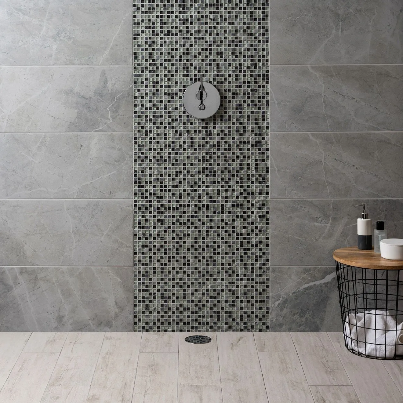Lignum White Natural Rectified Glazed Porcelain