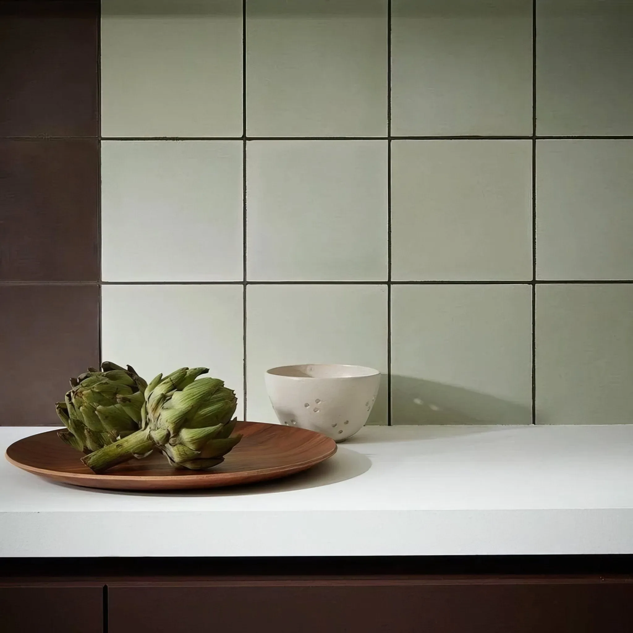 Little Greene Aquamarine Pale Square Tile