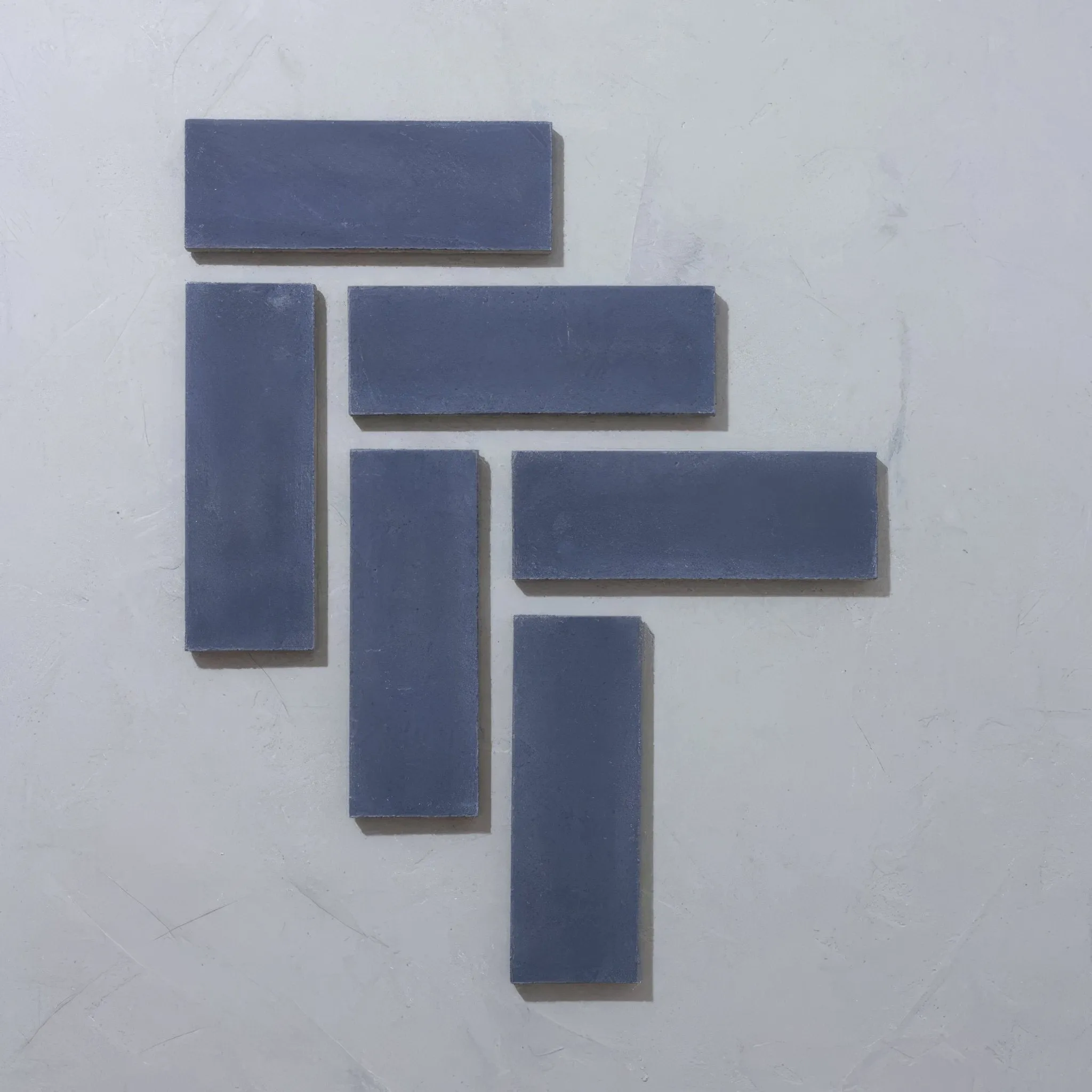 Little Greene Royal Navy Herringbone Tile