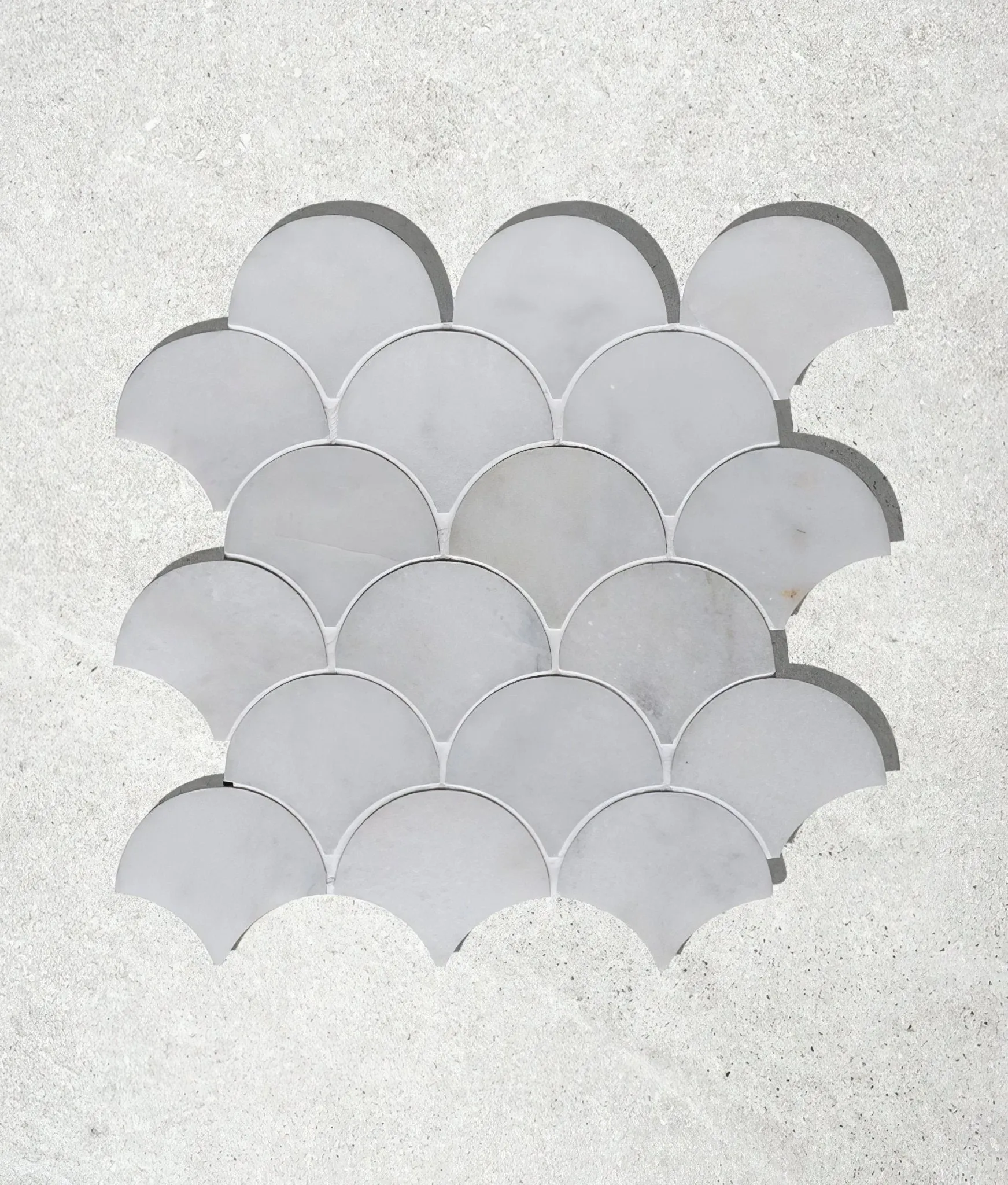 Long Island Marble Scallop Mosaic