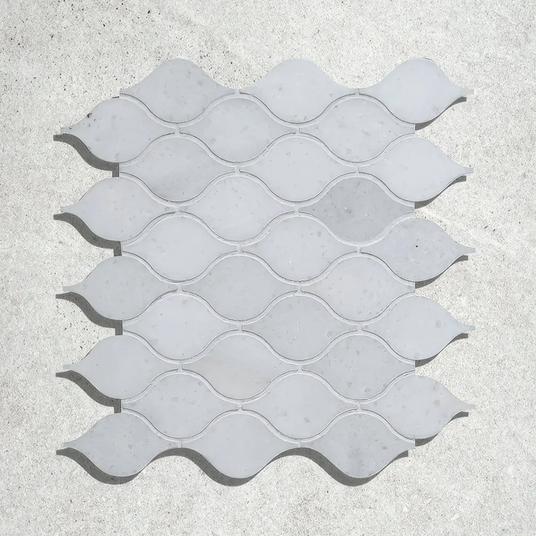 Long Island Marble Teardrop Mosaic