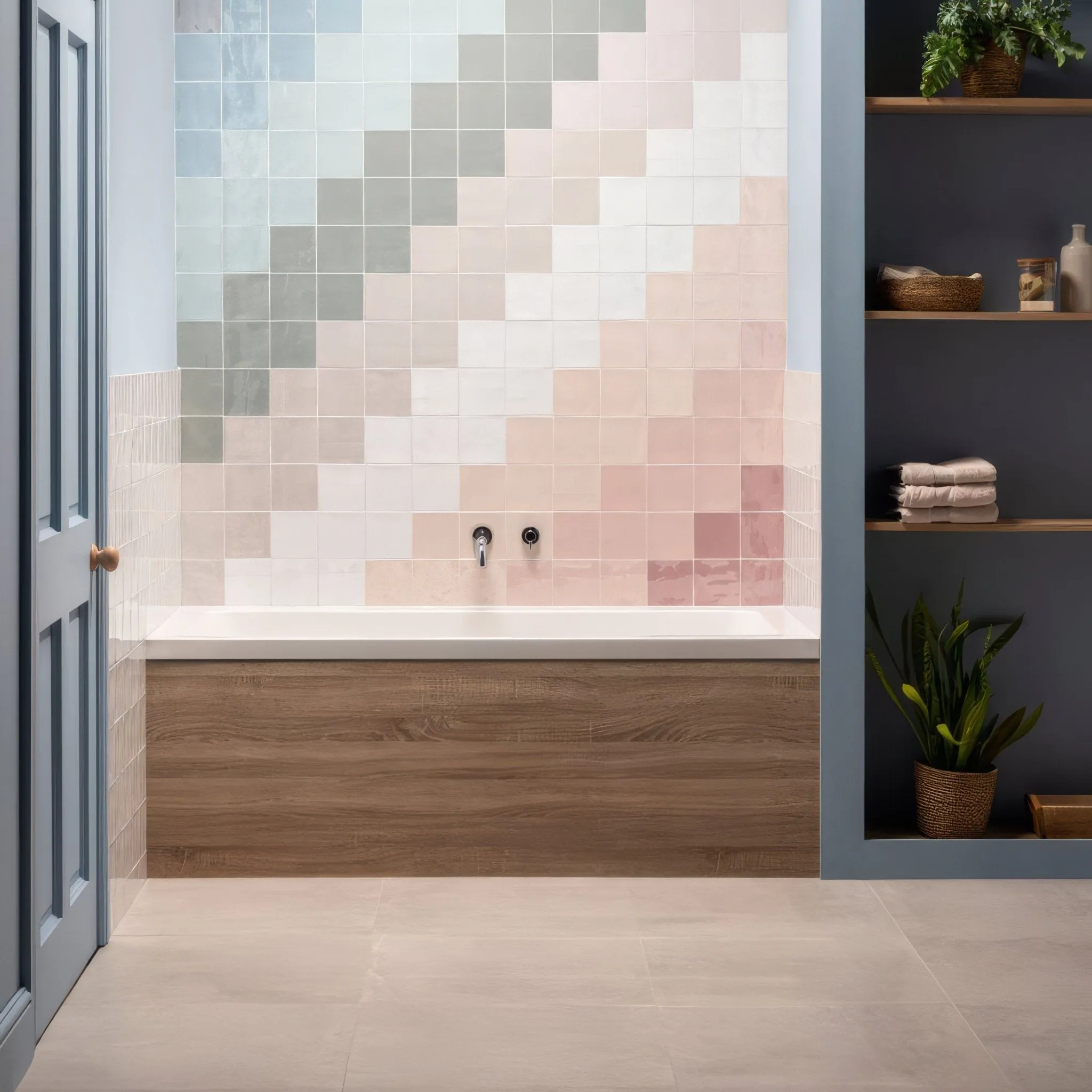 Lupin Field Tile