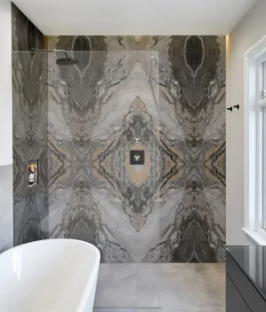 Magnifique Porcelain Nero Bookmatched