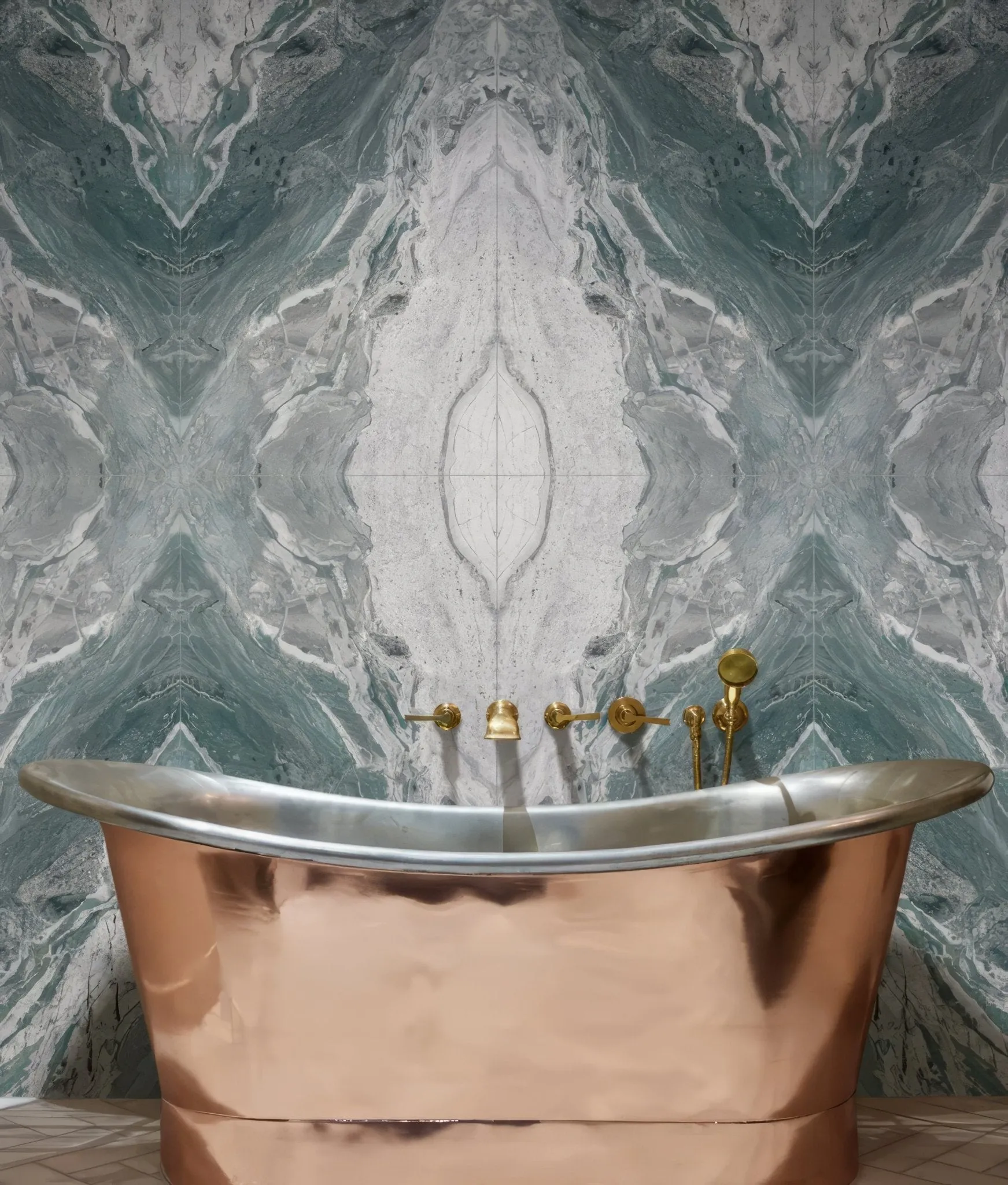 Magnifique Porcelain Ocean Bookmatched