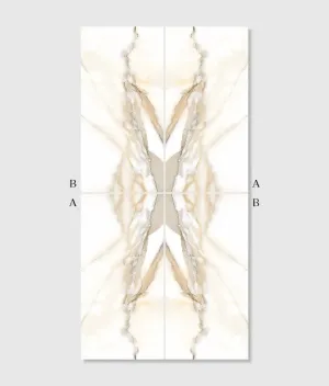 Magnifique Porcelain Oro Bookmatched