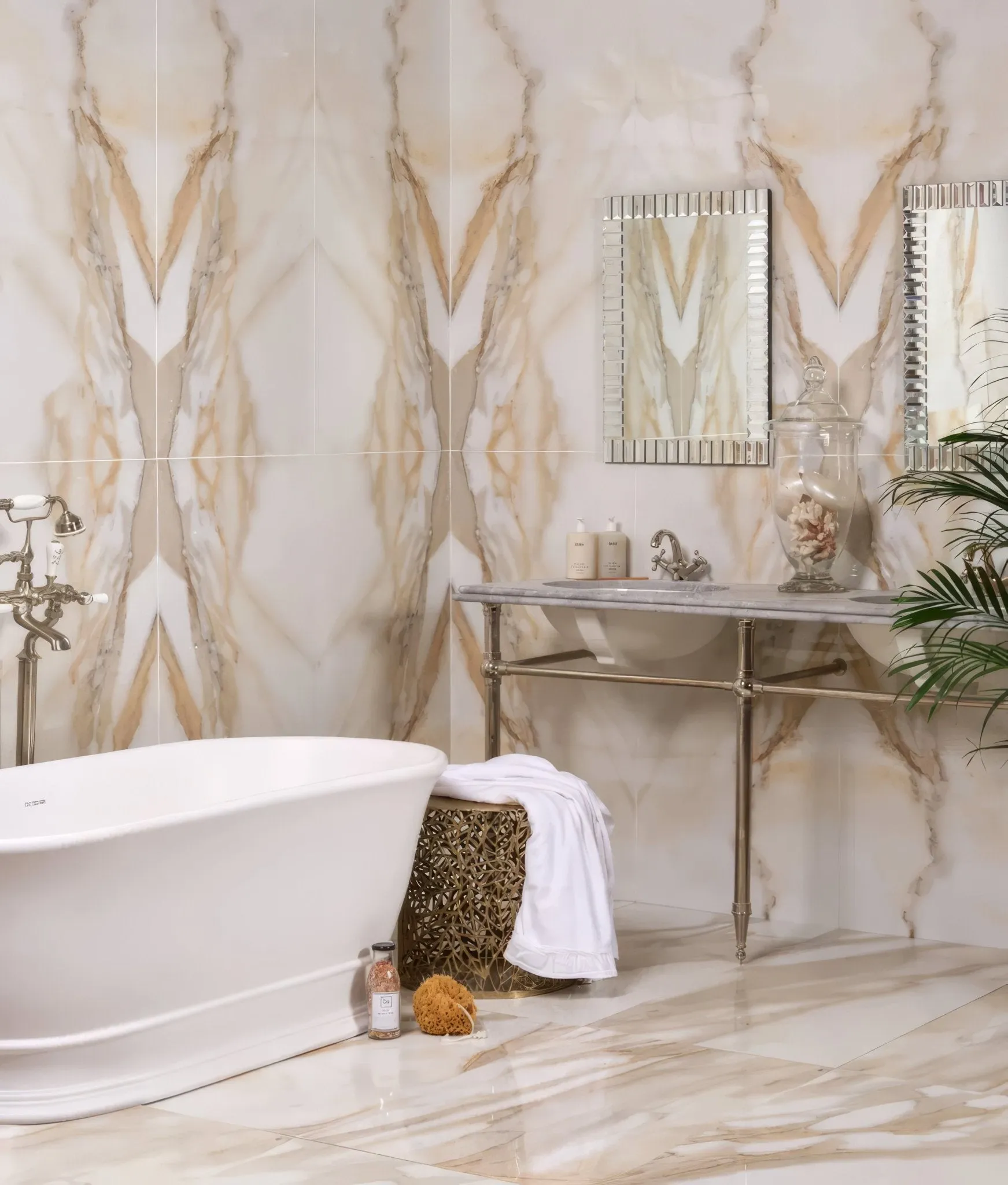 Magnifique Porcelain Oro Bookmatched