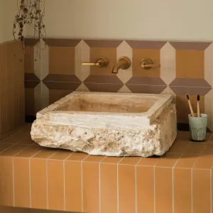 Marigold Herringbone Tile