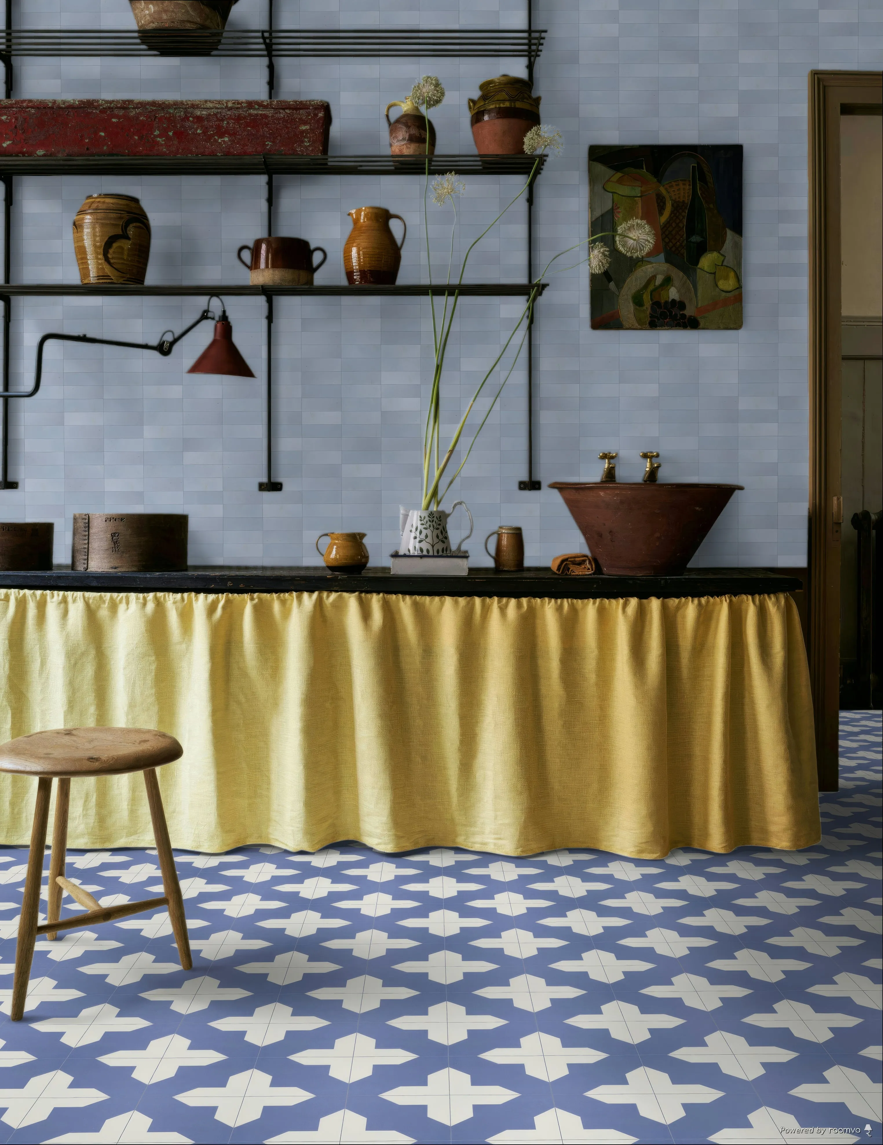 Medina Cornflower Blue Bejmat