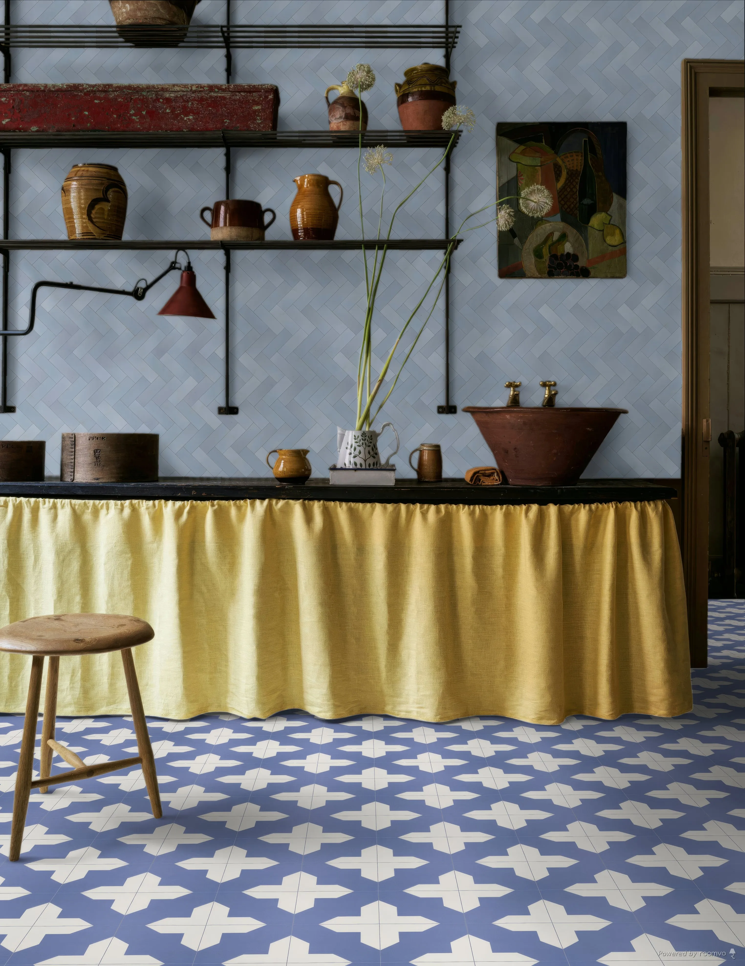 Medina Cornflower Blue Bejmat