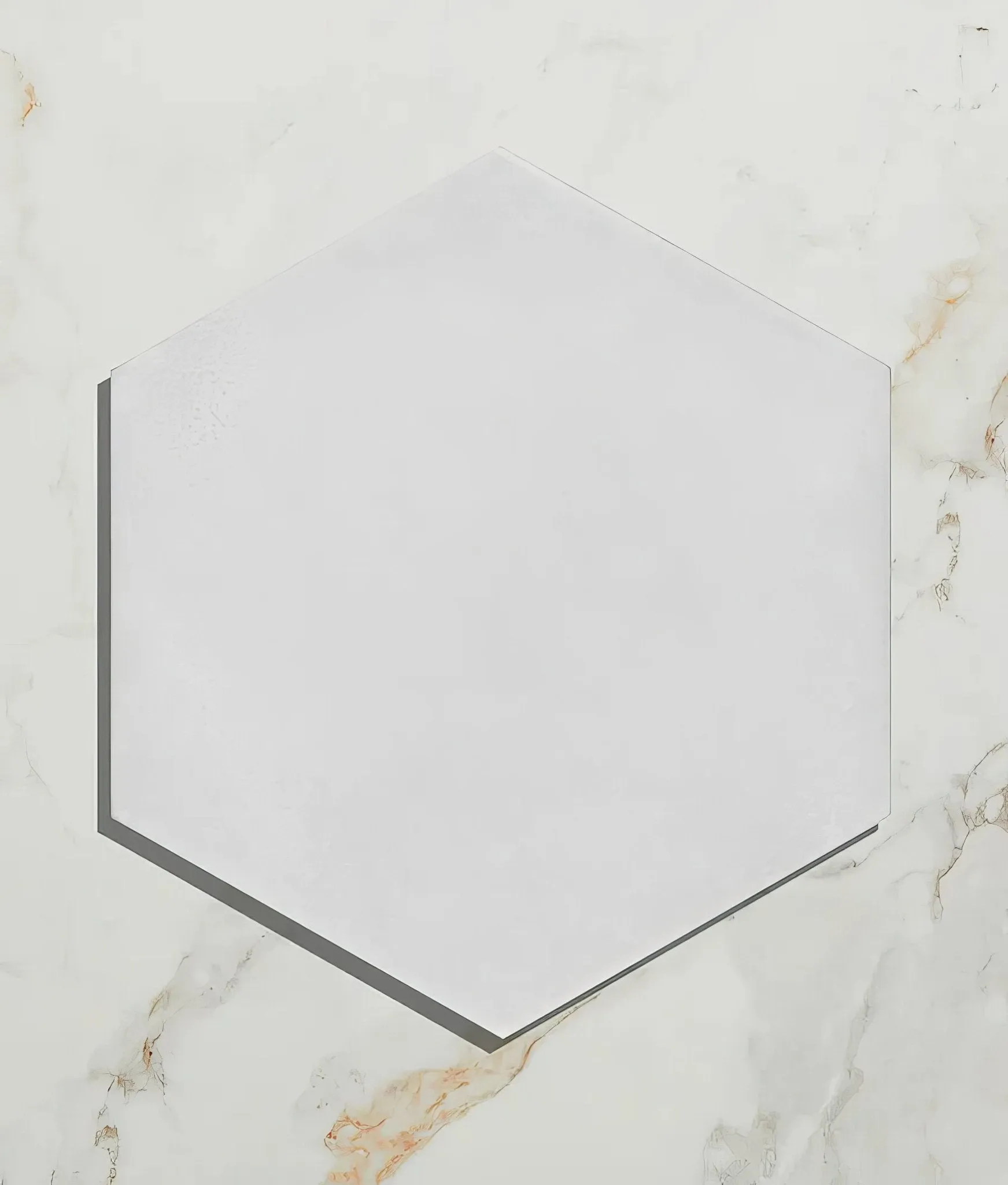 Medina Hexagon Porcelain Latte