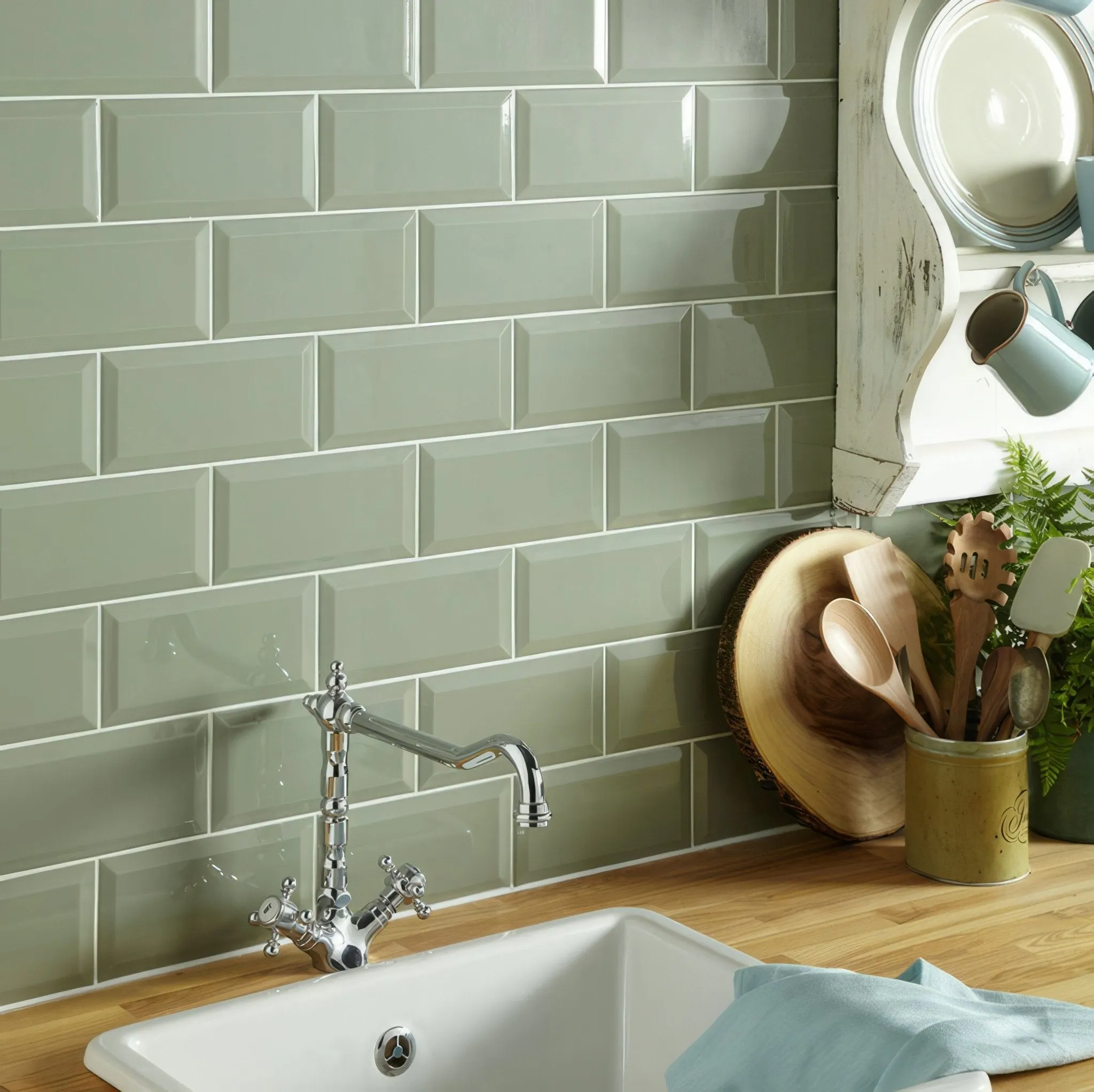 Metro Sage Ceramic Gloss