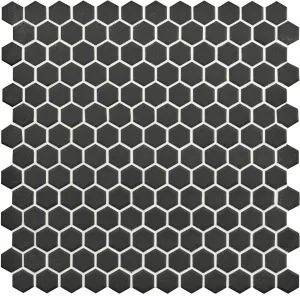 Mini Black Hexagon Slip Resistant