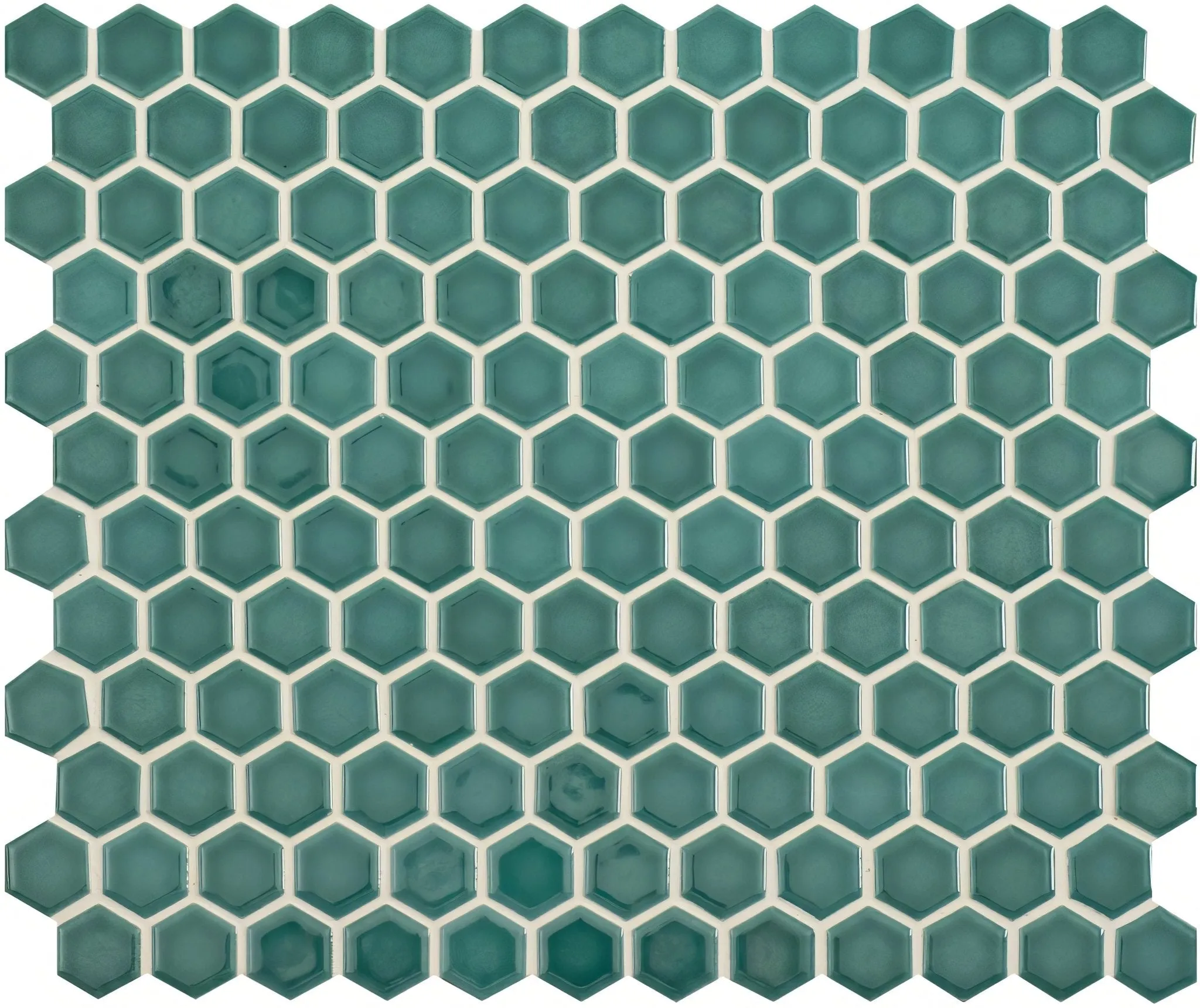 Mini Green Gloss Hexagon