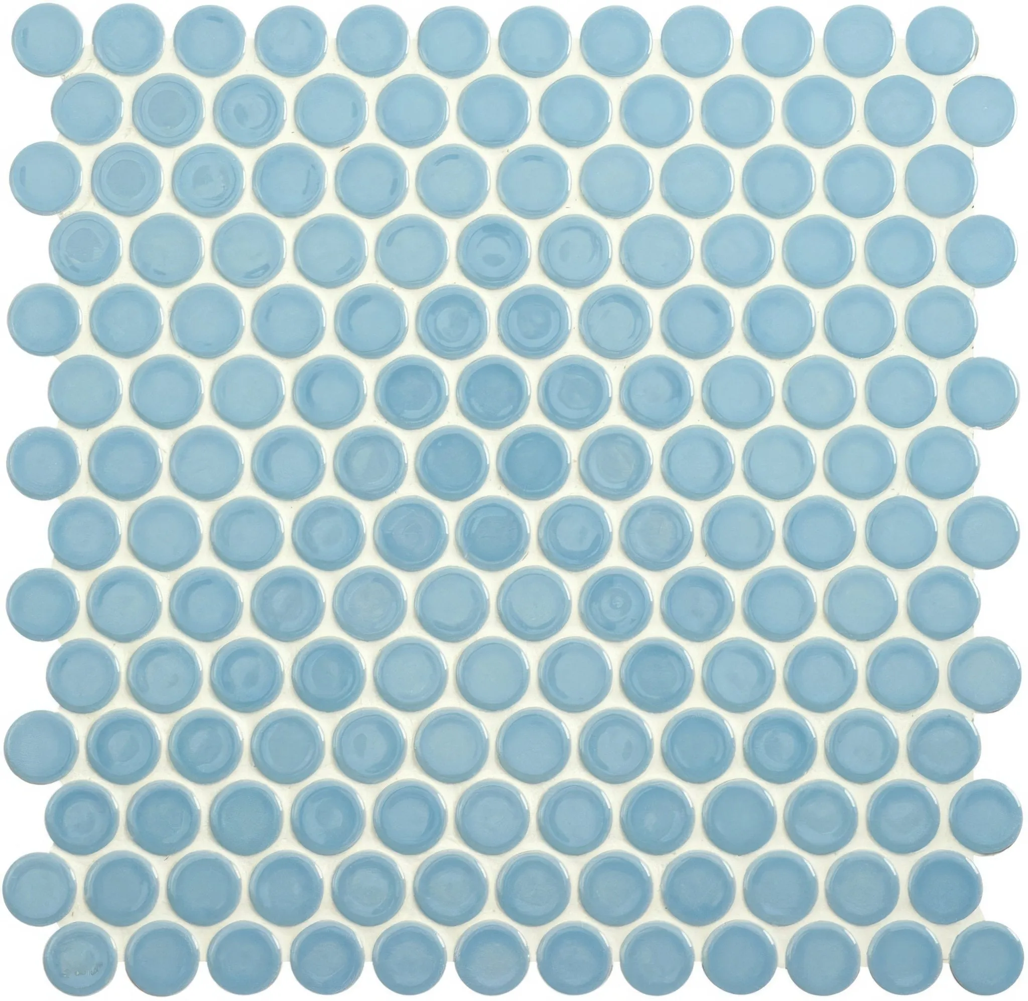 Mini Light Blue Penny Round