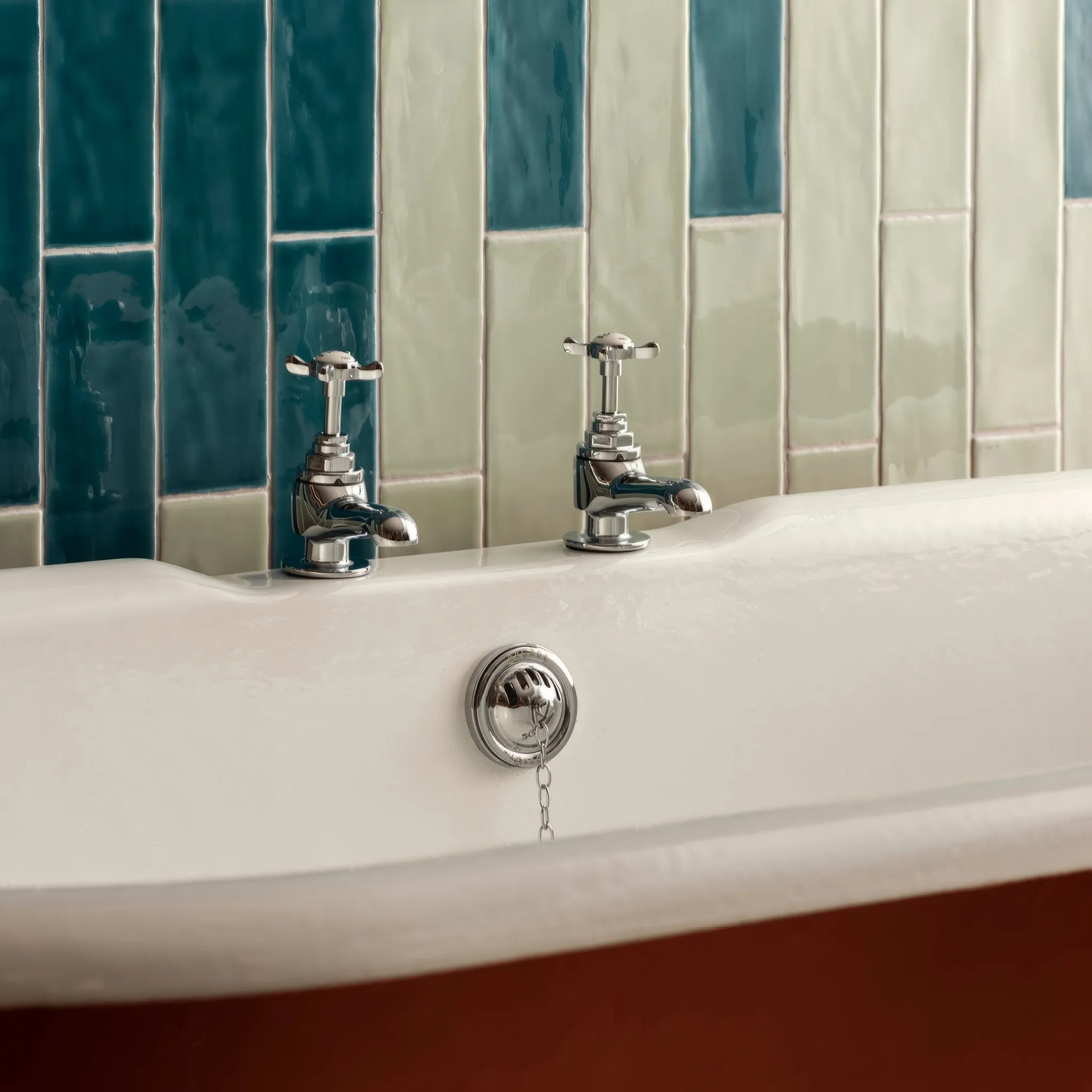Mint Large Brick Tile