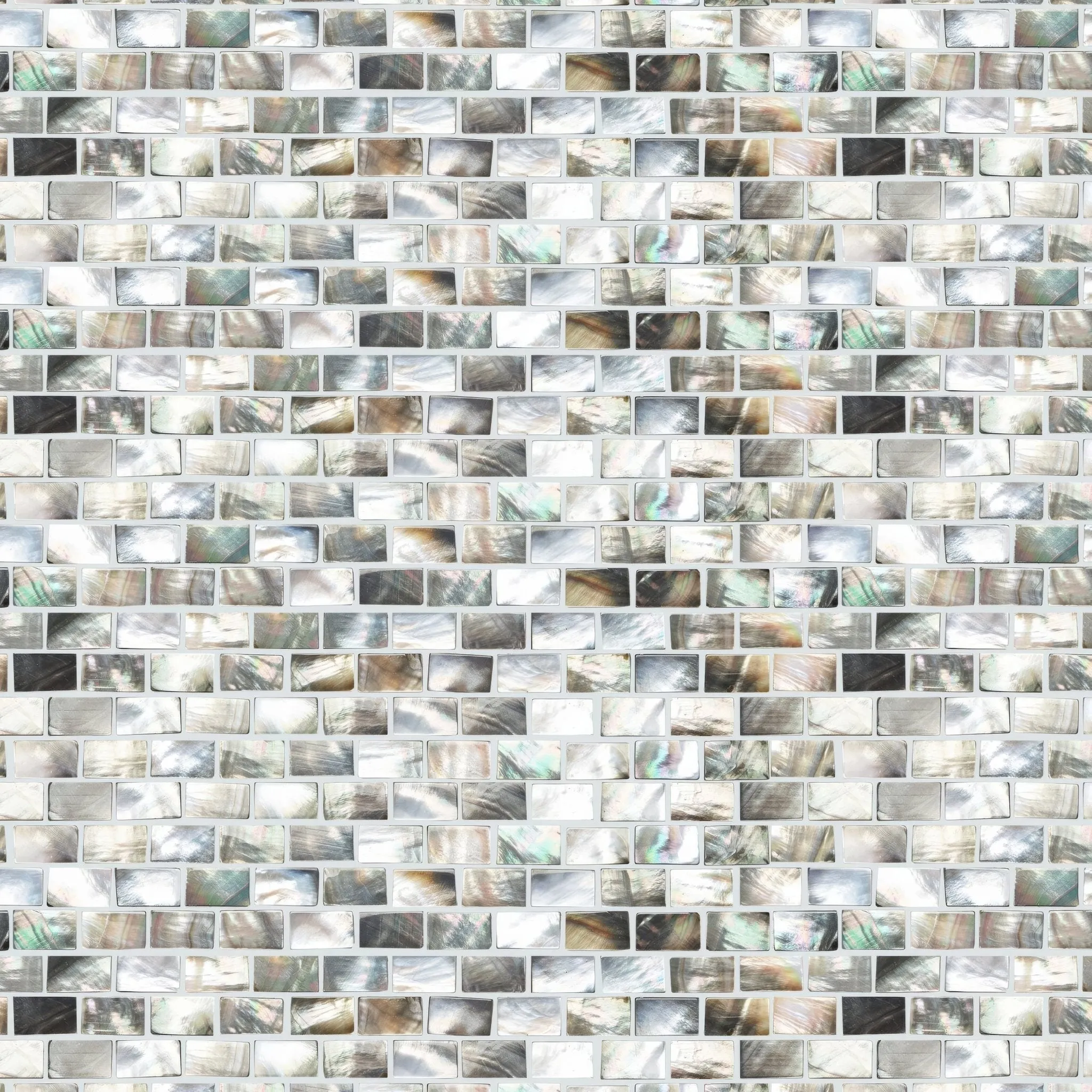 Mother Of Pearl Black Rectangle