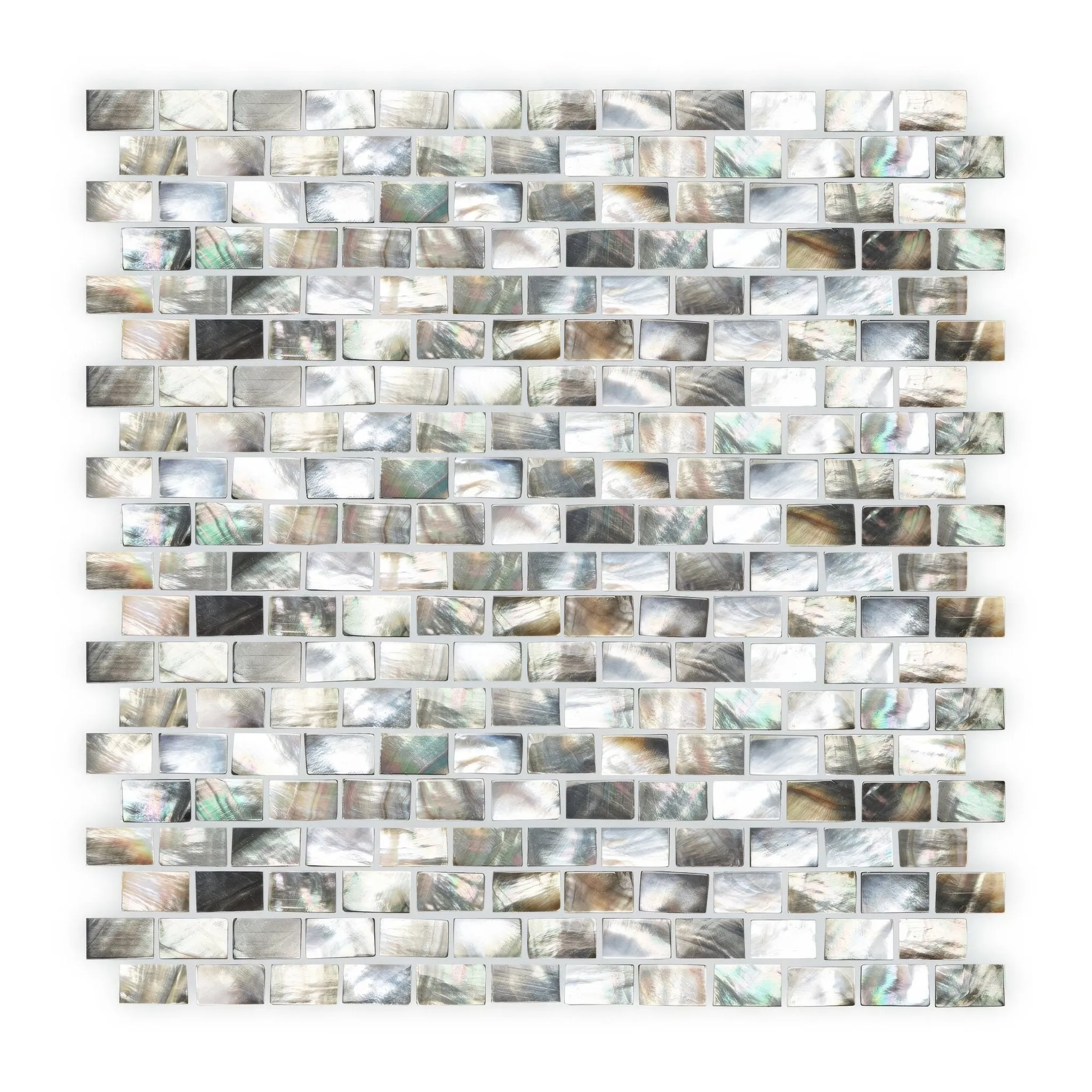 Mother Of Pearl Black Rectangle