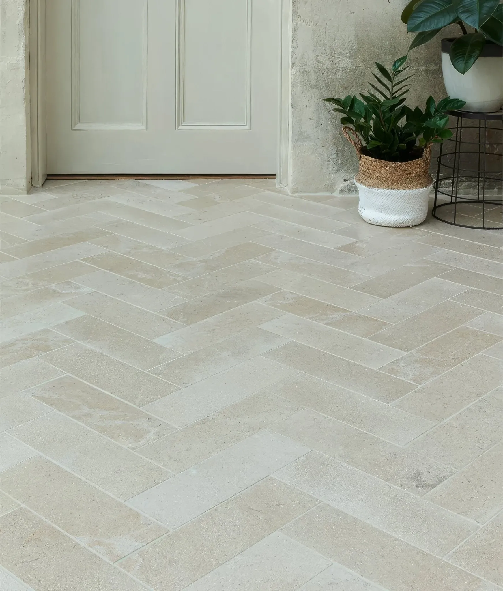 Neranjo Limestone Brick Velvet Finish
