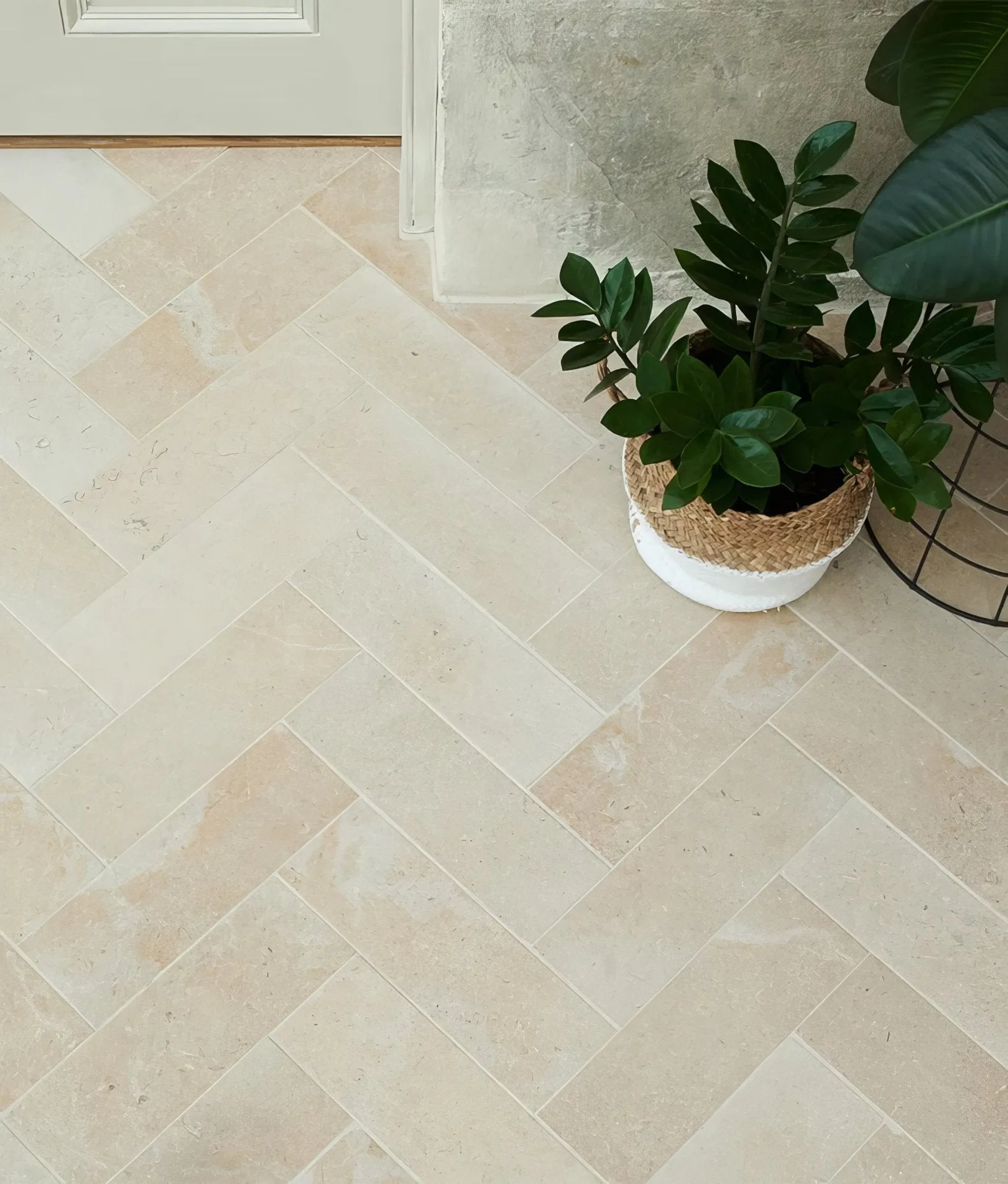 Neranjo Limestone Brick Velvet Finish