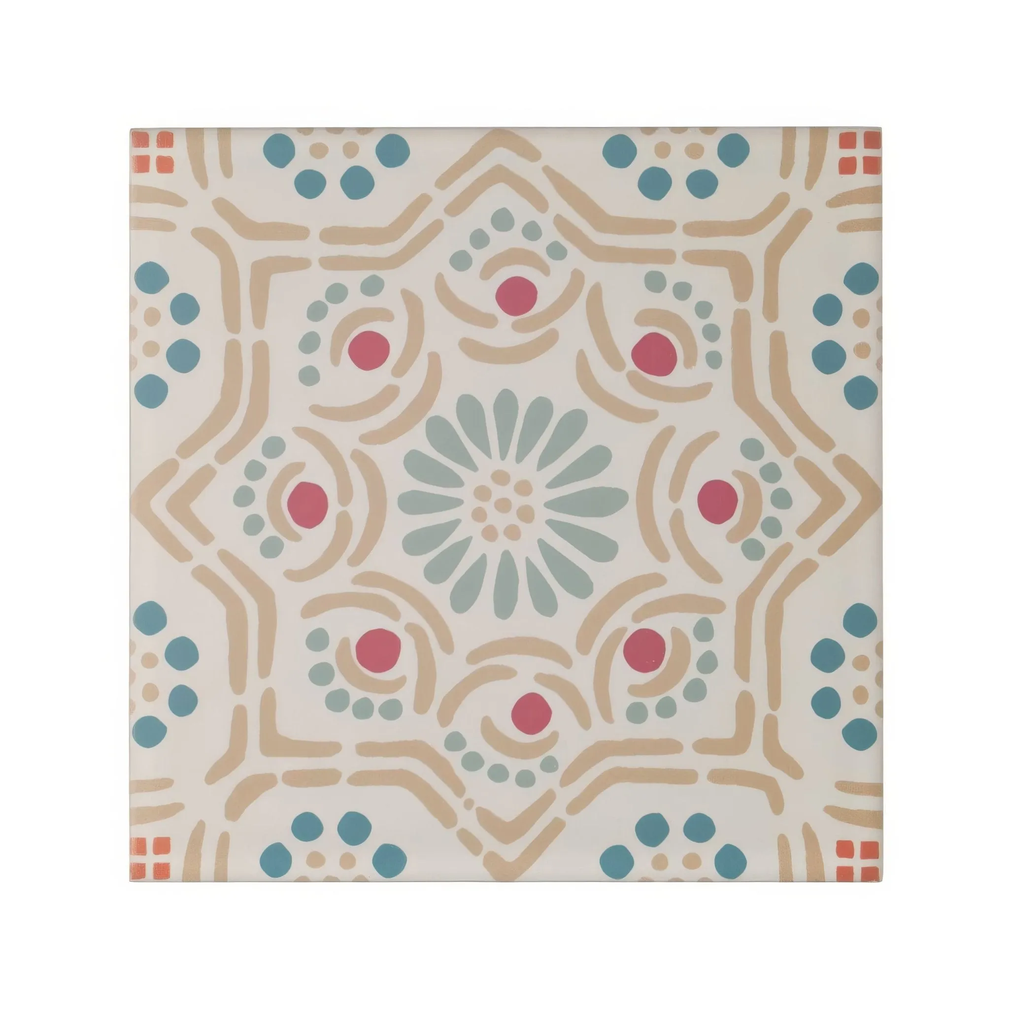 Nina Campbell Ronda Coral Aqua