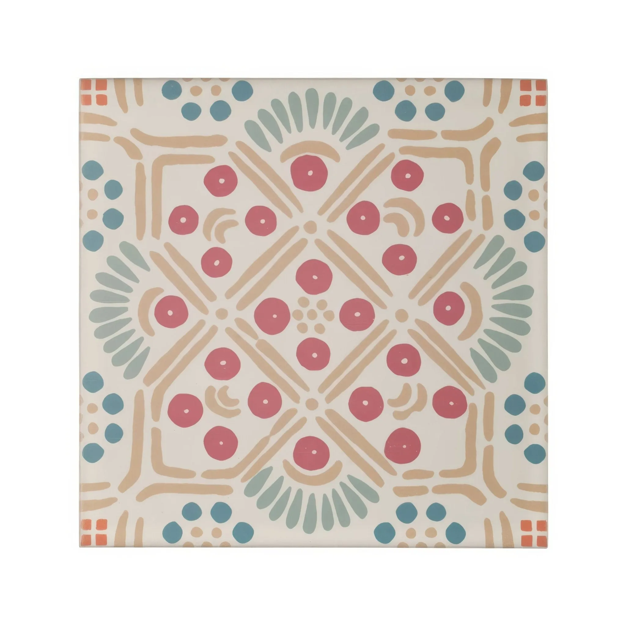 Nina Campbell Seville Coral Aqua