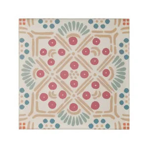 Nina Campbell Seville Coral Aqua