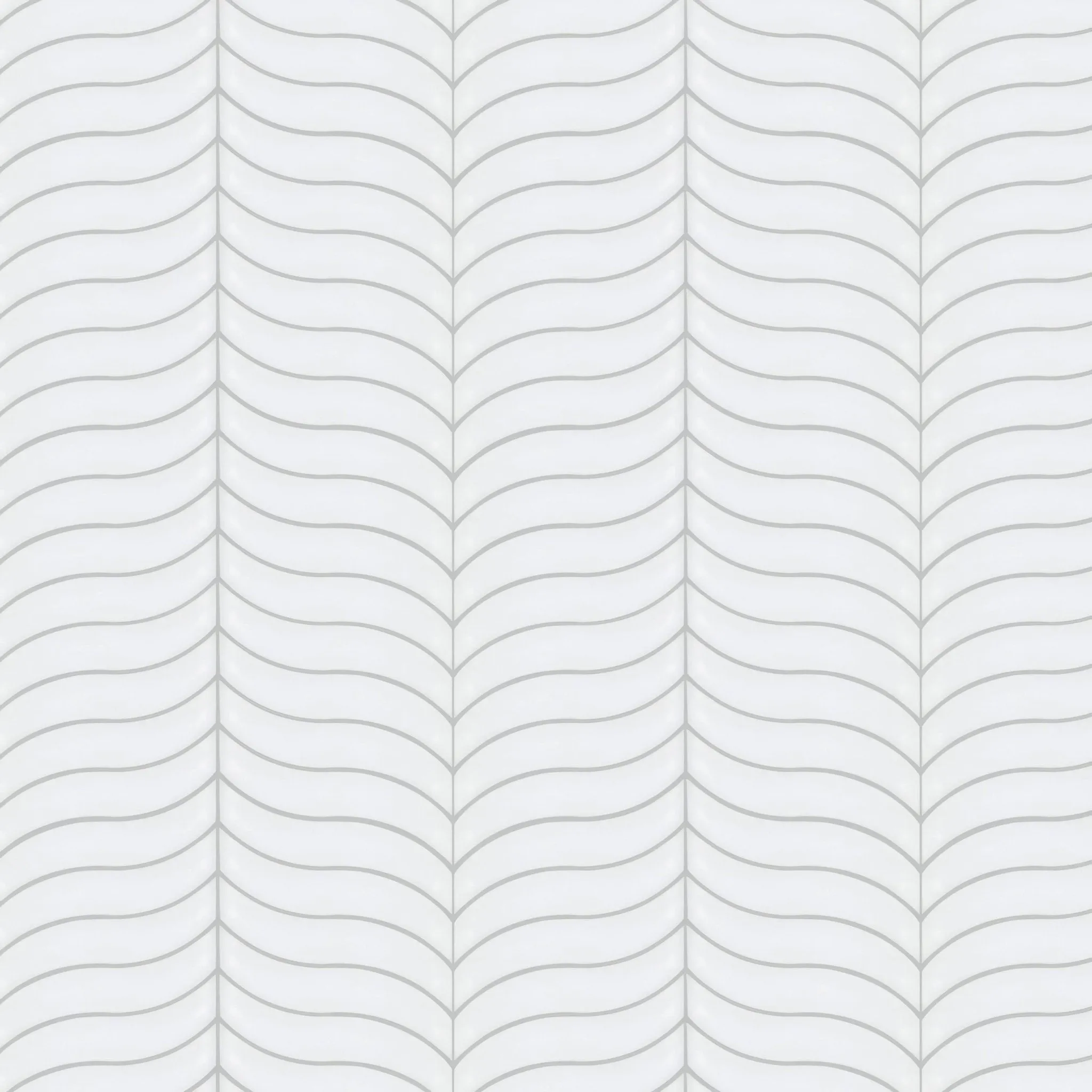 Nordic Glass Bergen Snow Mosaic