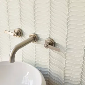 Nordic Glass Bergen Snow Mosaic
