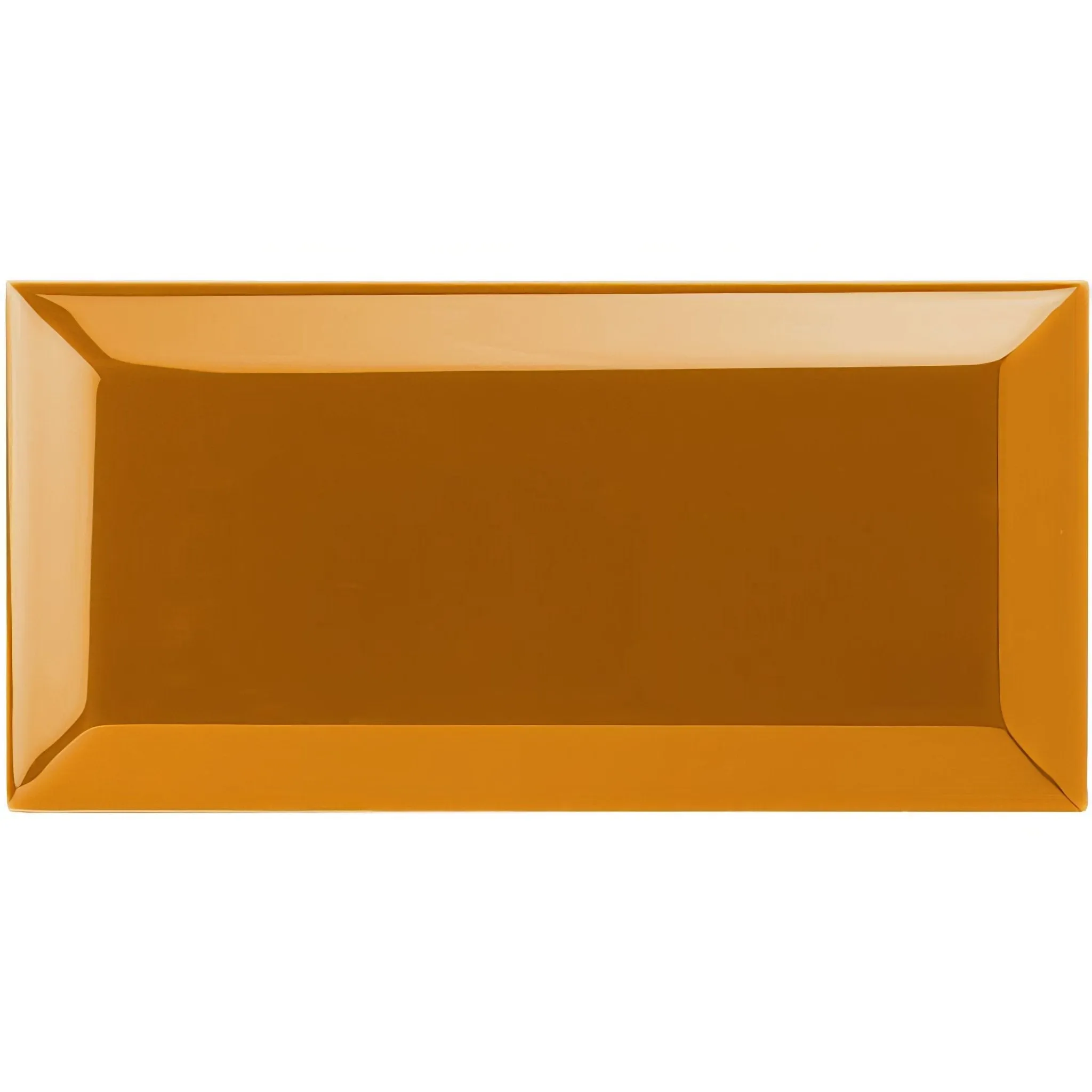 Ochre Metro Bevelled Tile