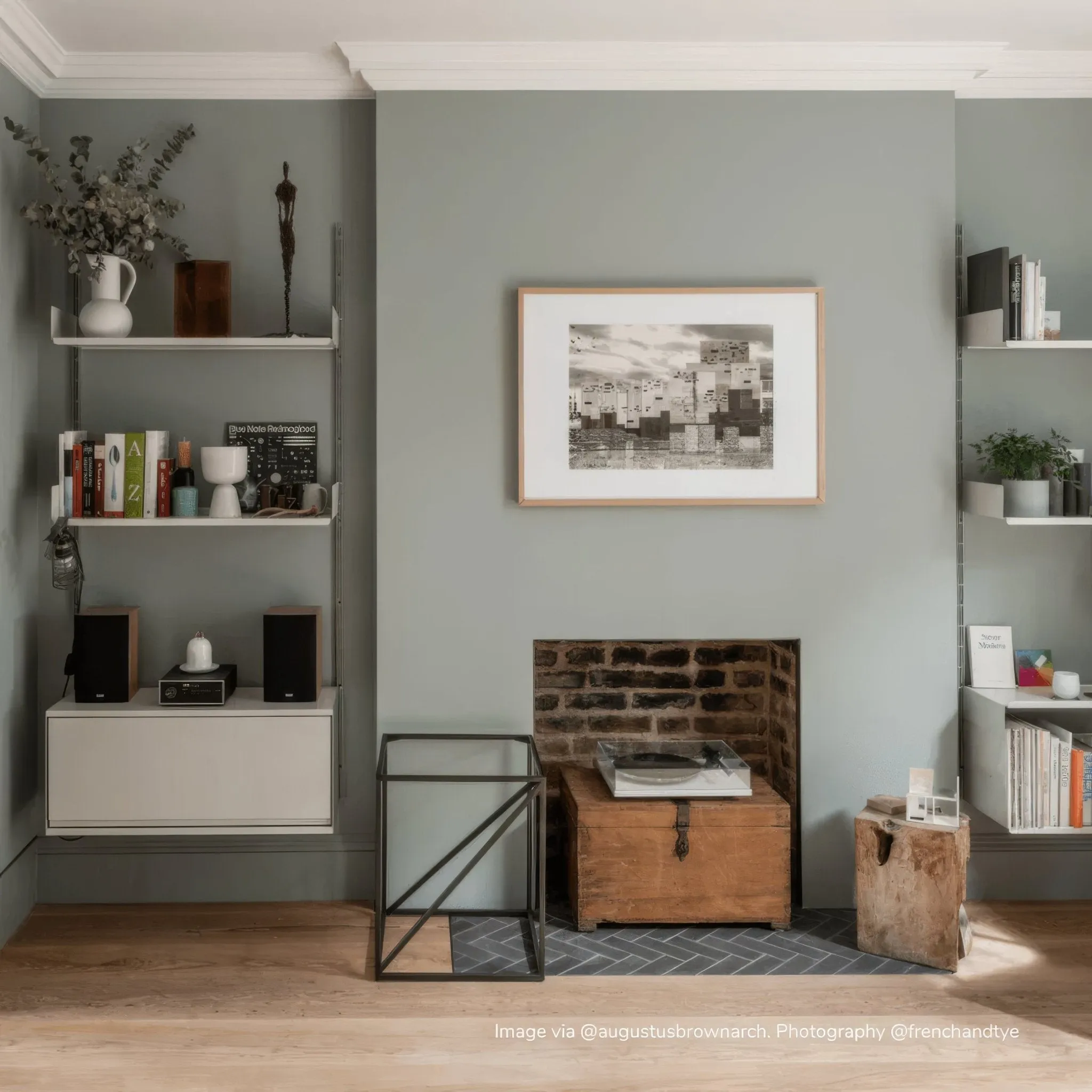 Old Iron Herringbone Tile