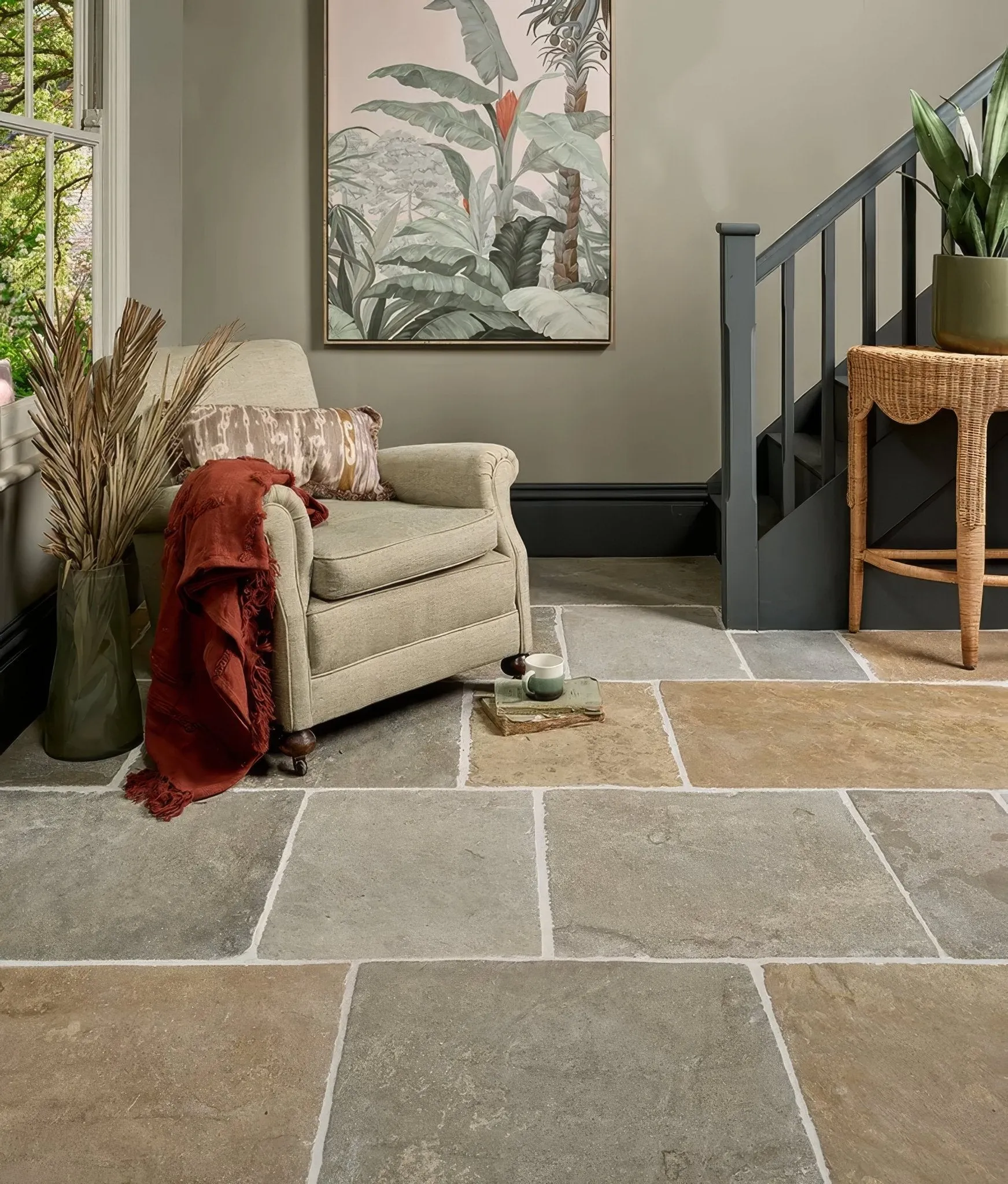Old Paris Limestone Seasoned Finish
