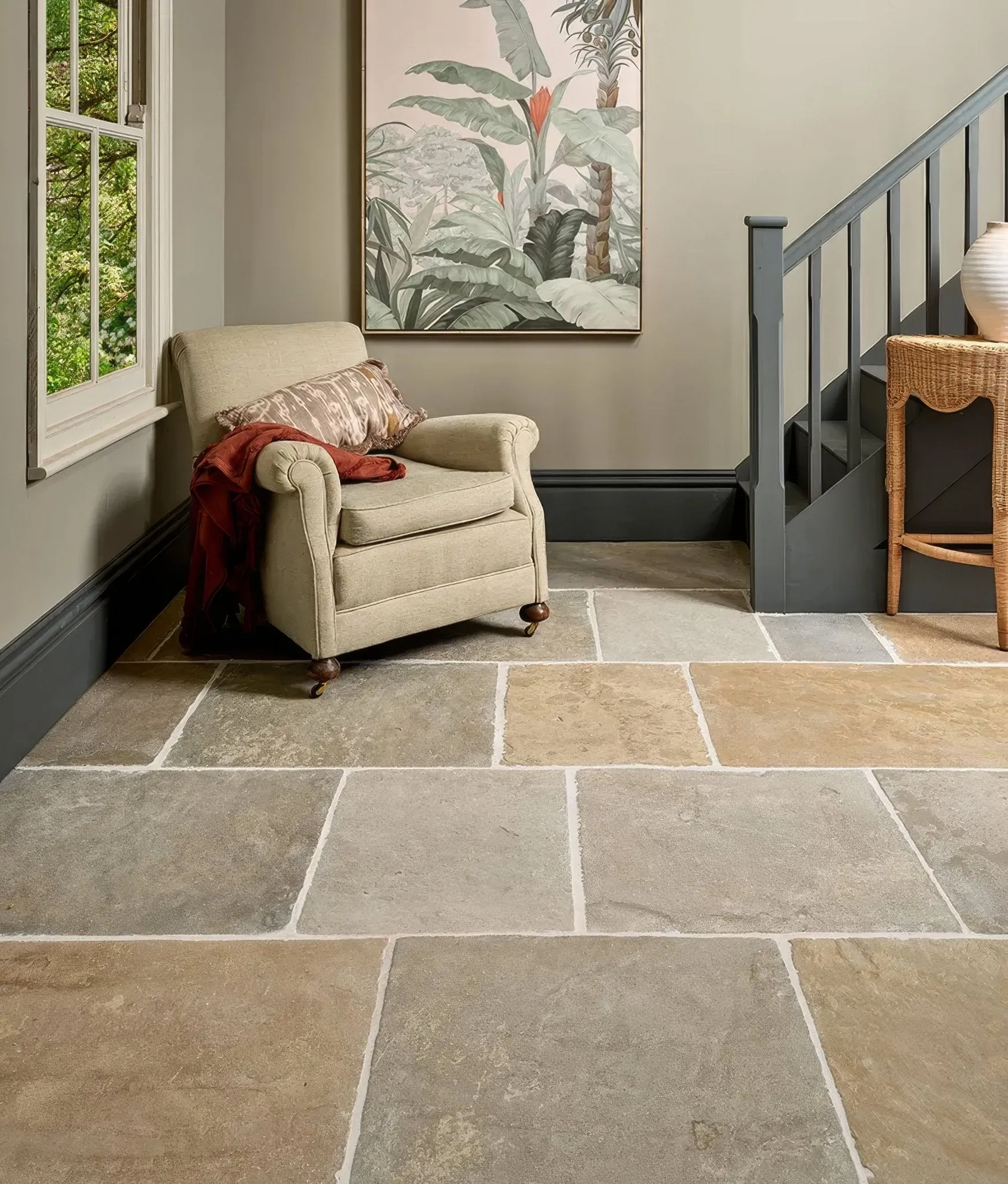 Old Paris Limestone Seasoned Finish