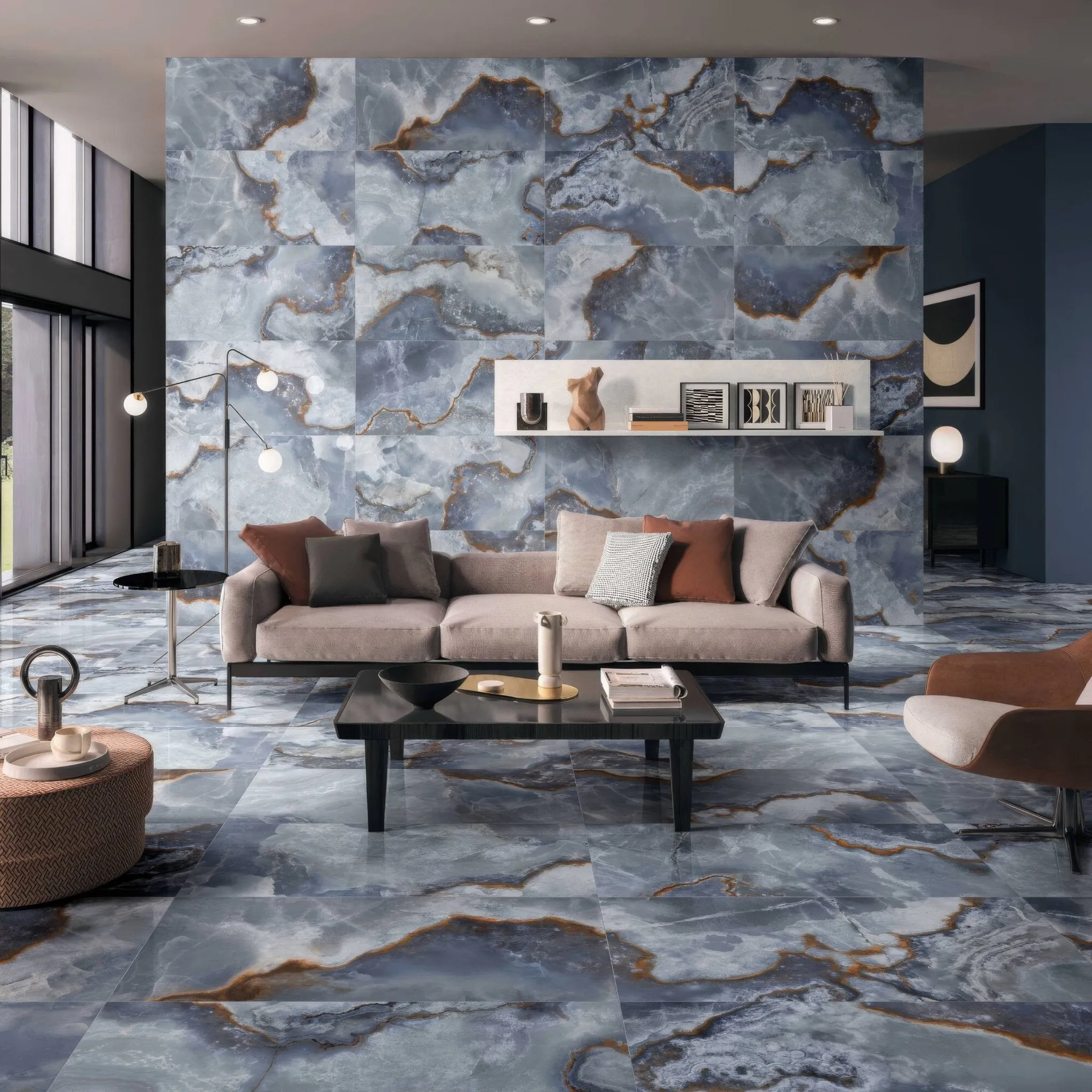Onyx Blue Matt 60 x 120cm