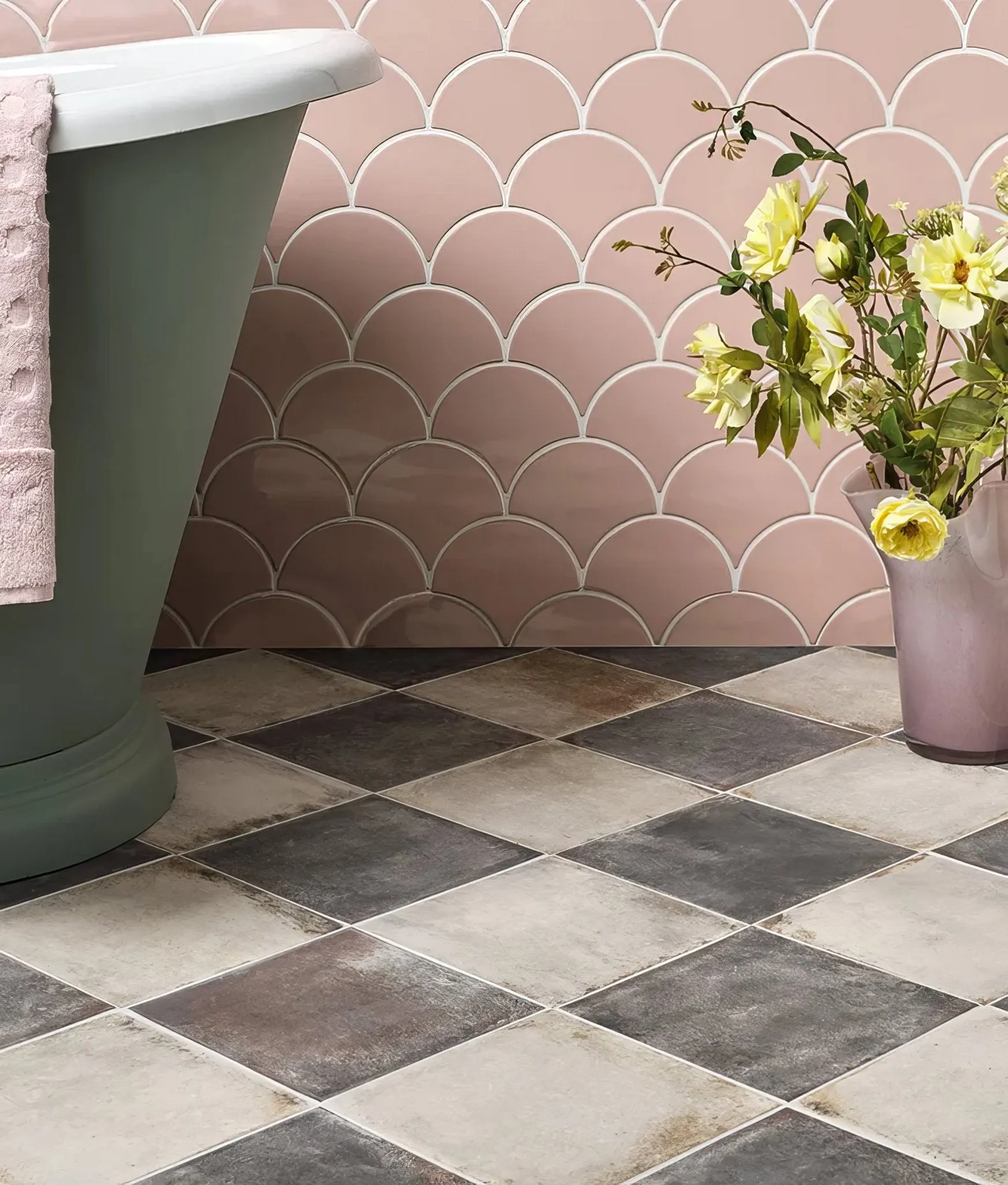 Osterley Porcelain Black Square