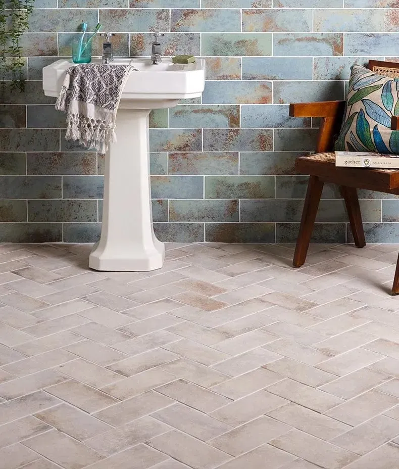 Osterley Porcelain White Brick