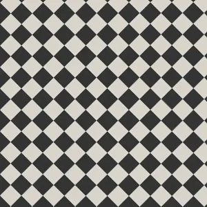Oxford 75x75mm Black and Dover White