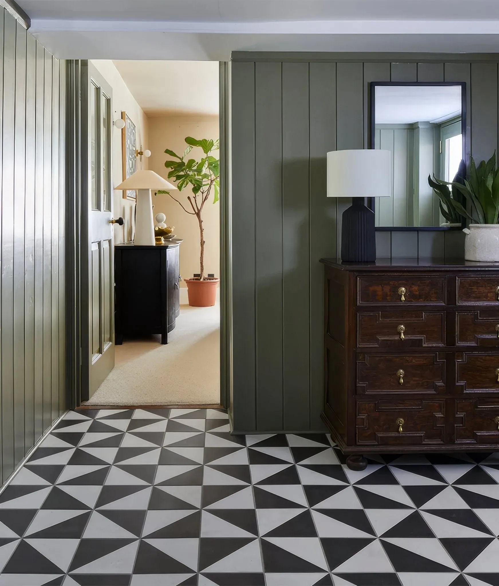 Parisian Café Porcelain Tri Black