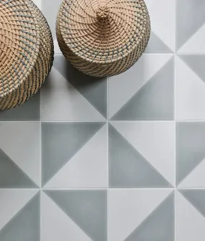 Parisian Café Porcelain Tri Dove Grey