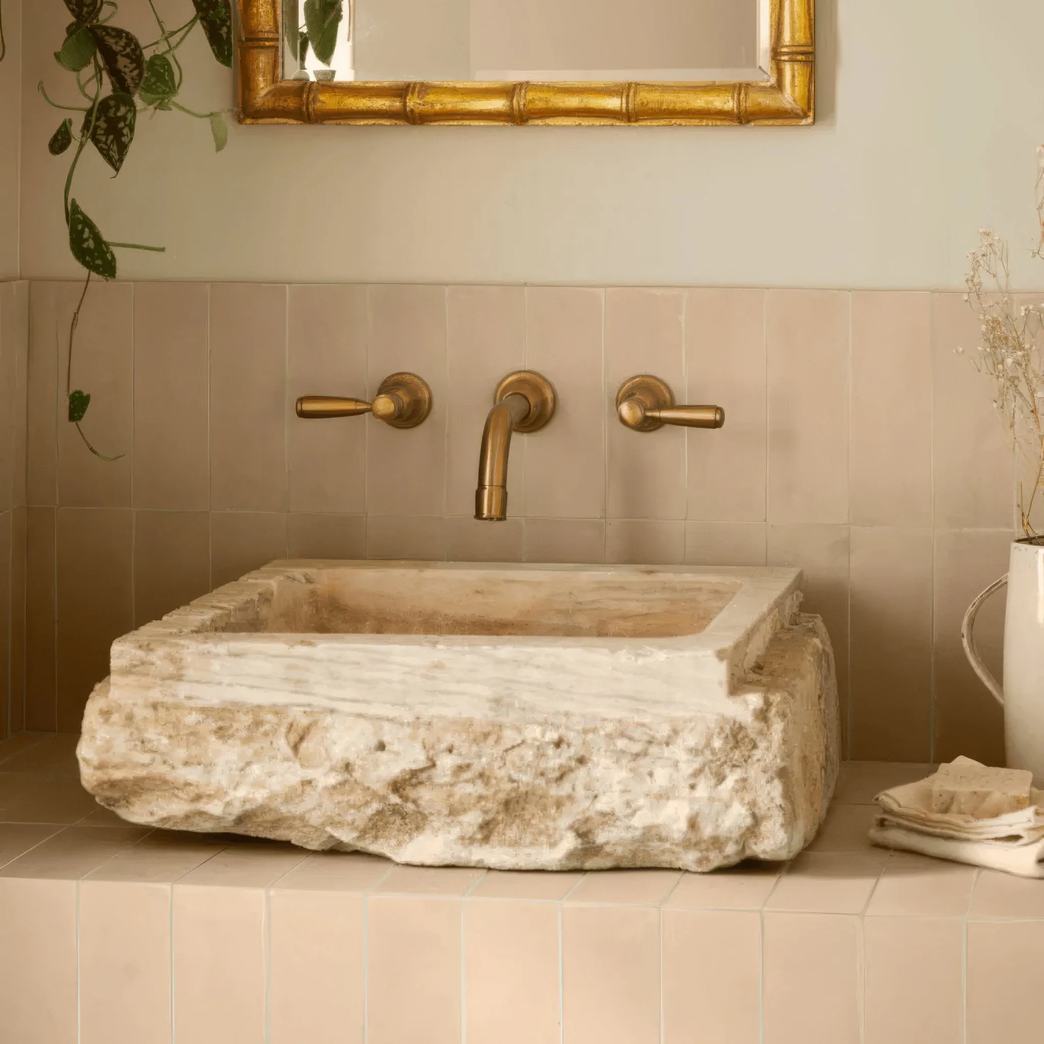 Pearl Herringbone Tile