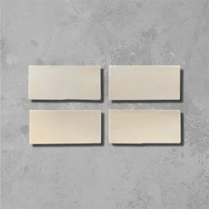 Pearl Pale Glazed Metro Tile