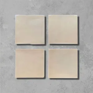 Pearl Pale Waterfall Glazed Square Tile
