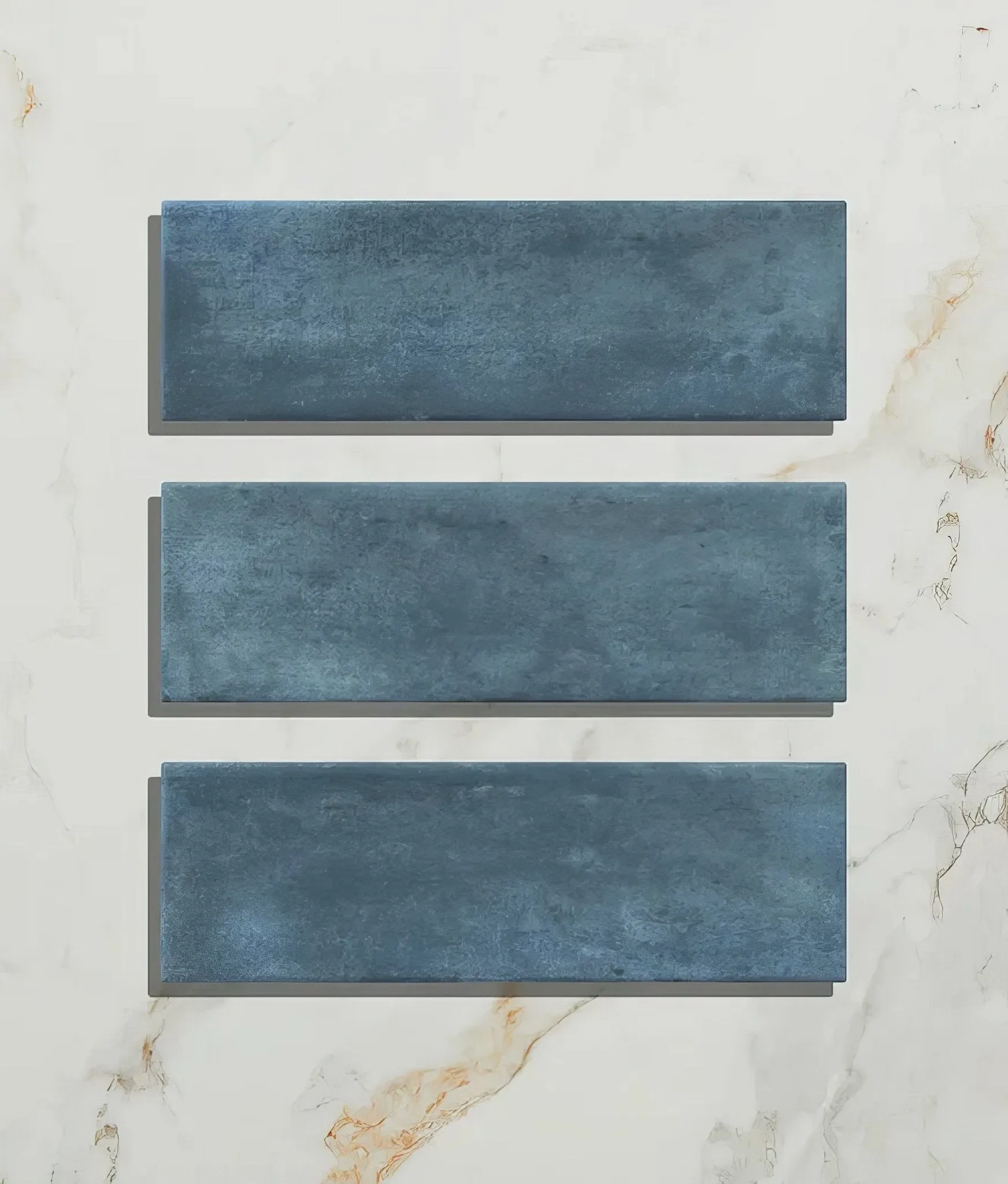 Petite Porcelain Matt Blue