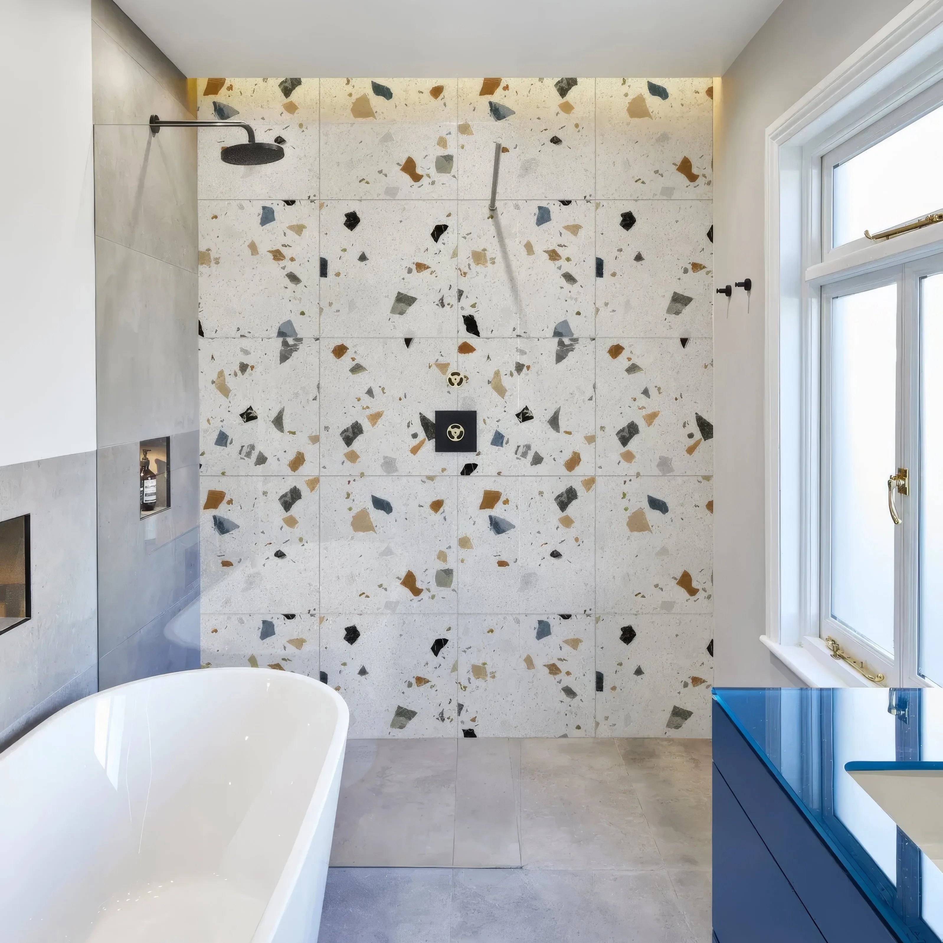 Piazza Porcelain Geo Pearl