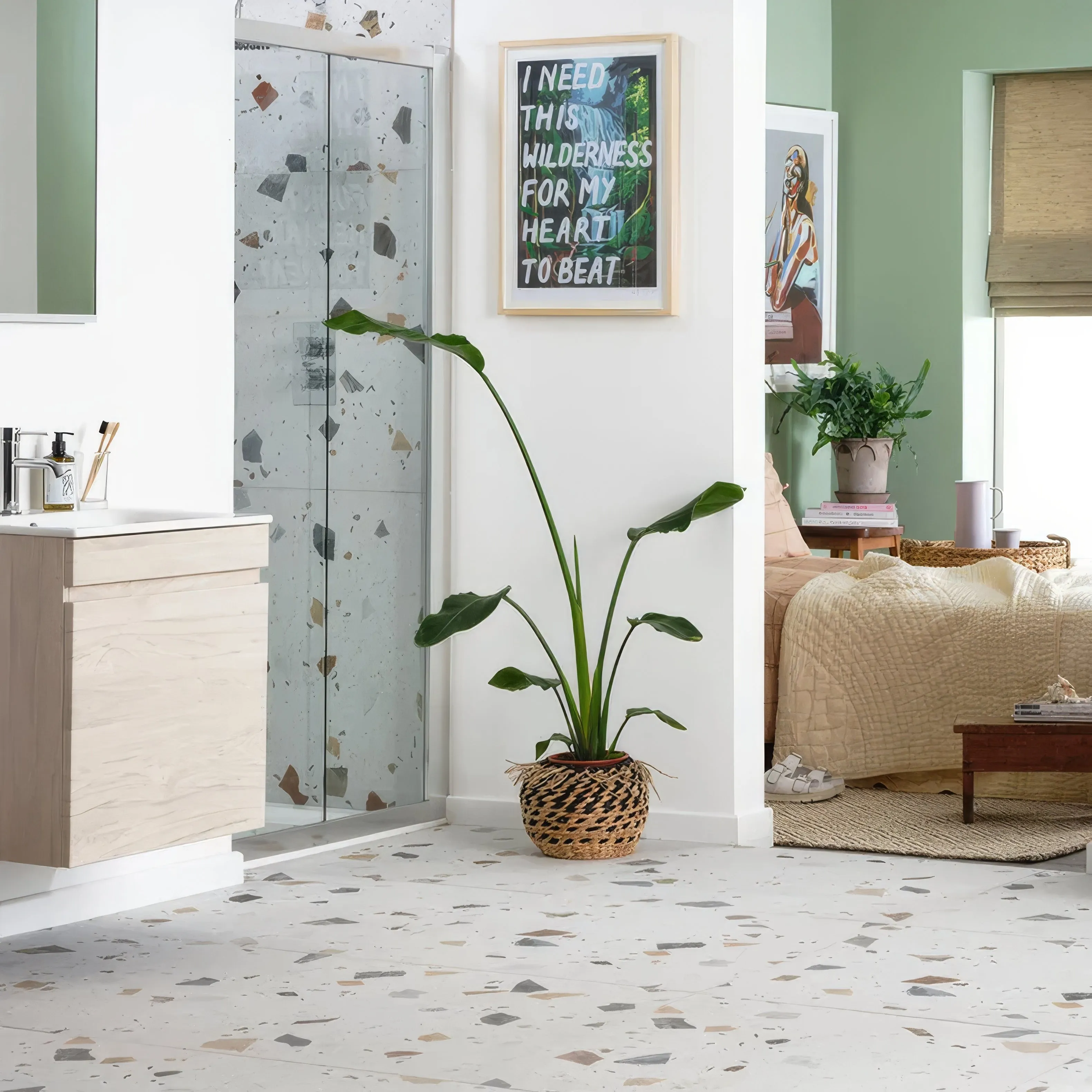 Piazza Porcelain Geo Pearl