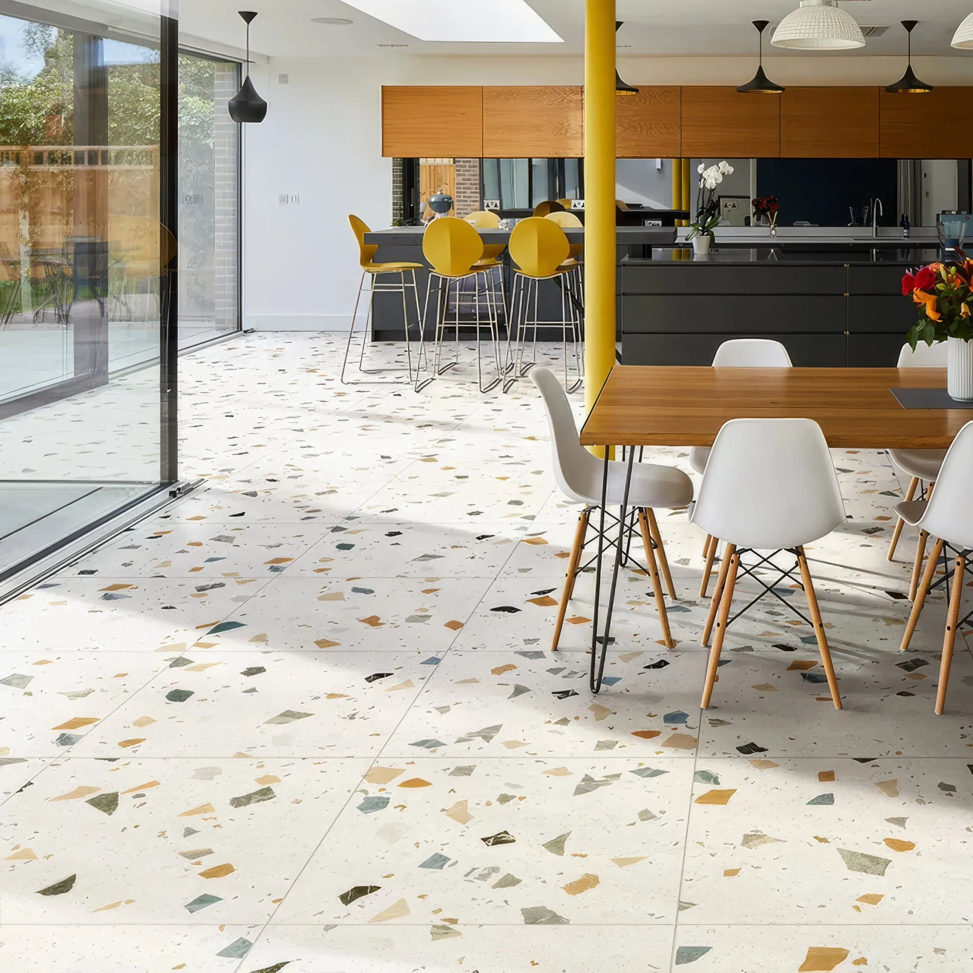 Piazza Porcelain Geo Pearl