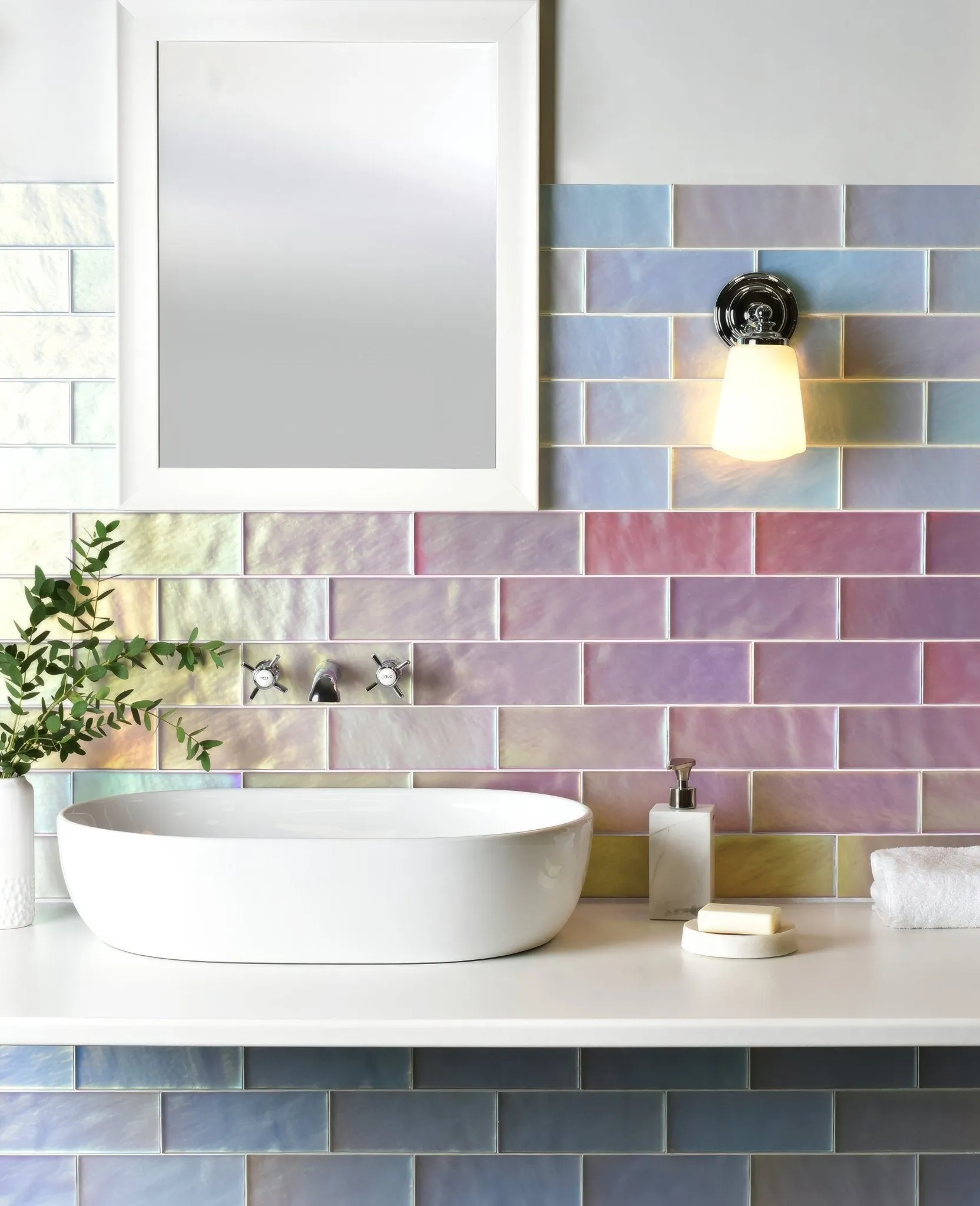 Pink Frost Brick Radiance